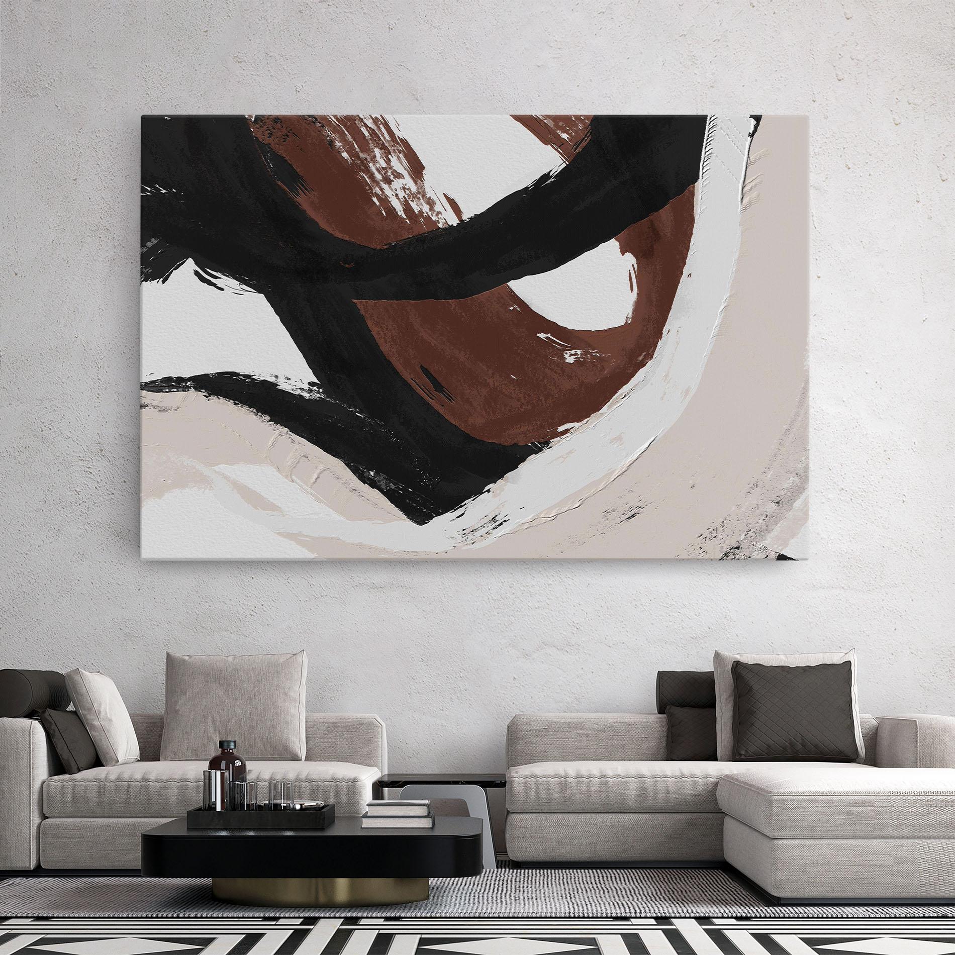 Tablou Canvas Cream Abstract mockup 2