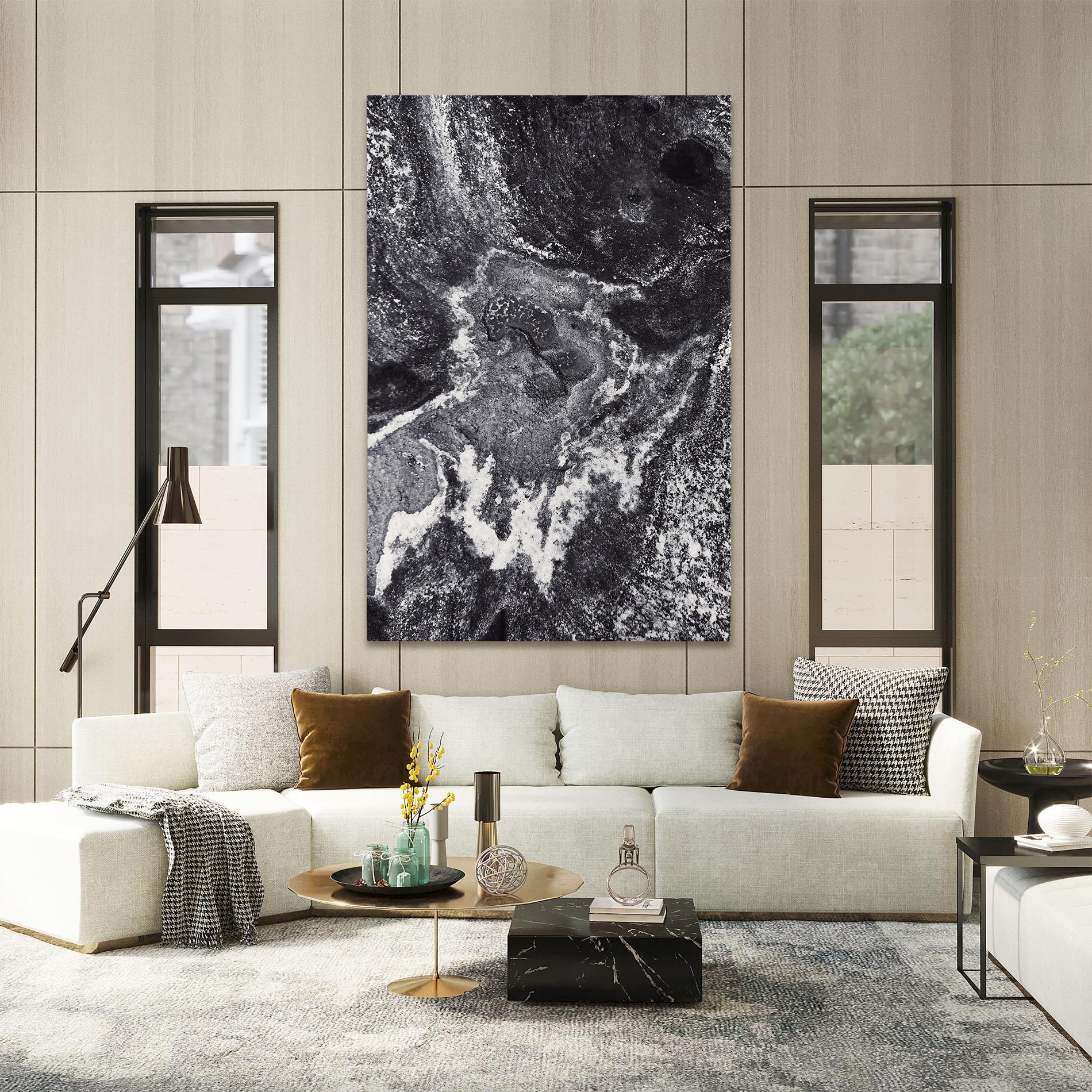 Tablou Canvas Black And White Abstract mockup 2