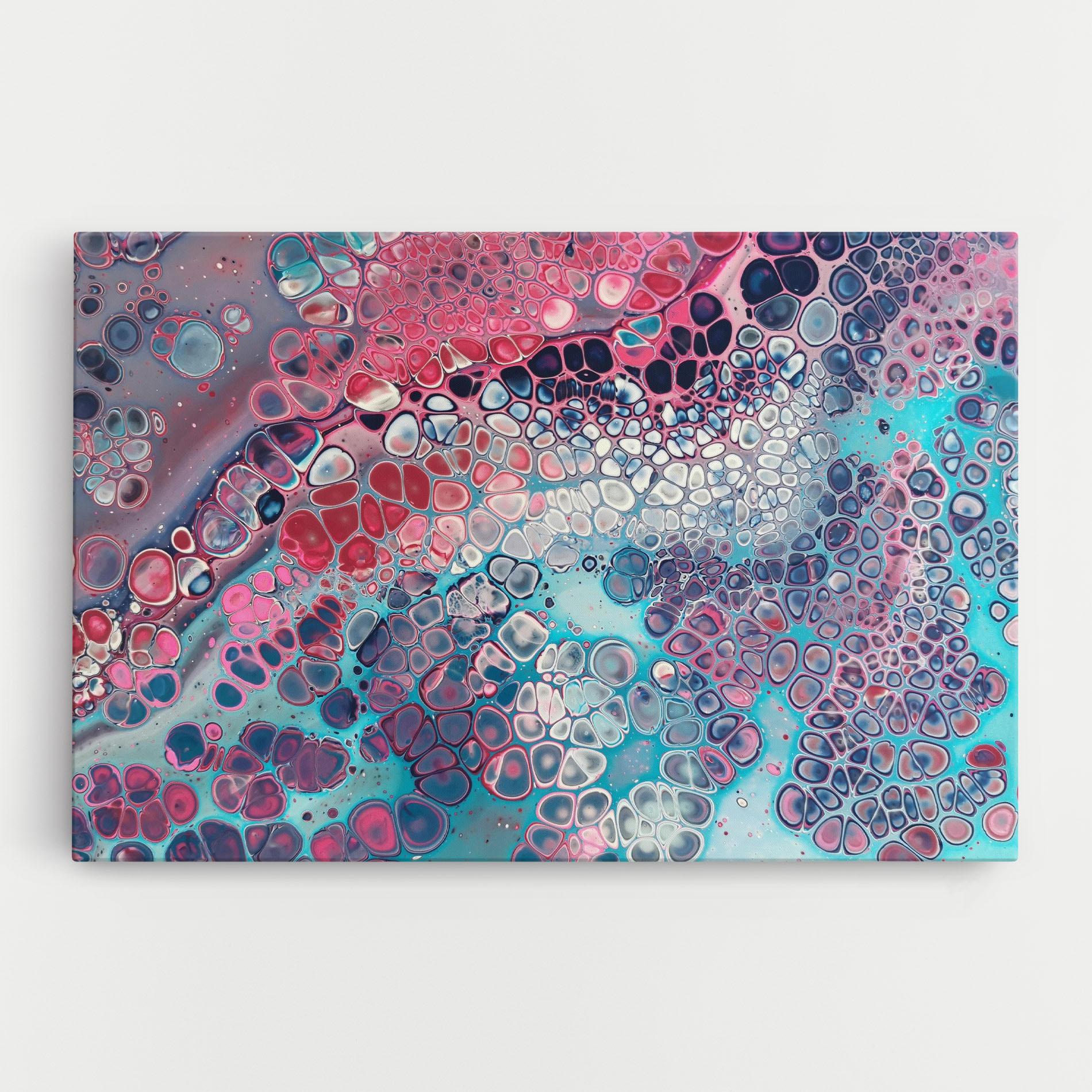 Tablou Canvas Abstract Blue Objects mockup 0