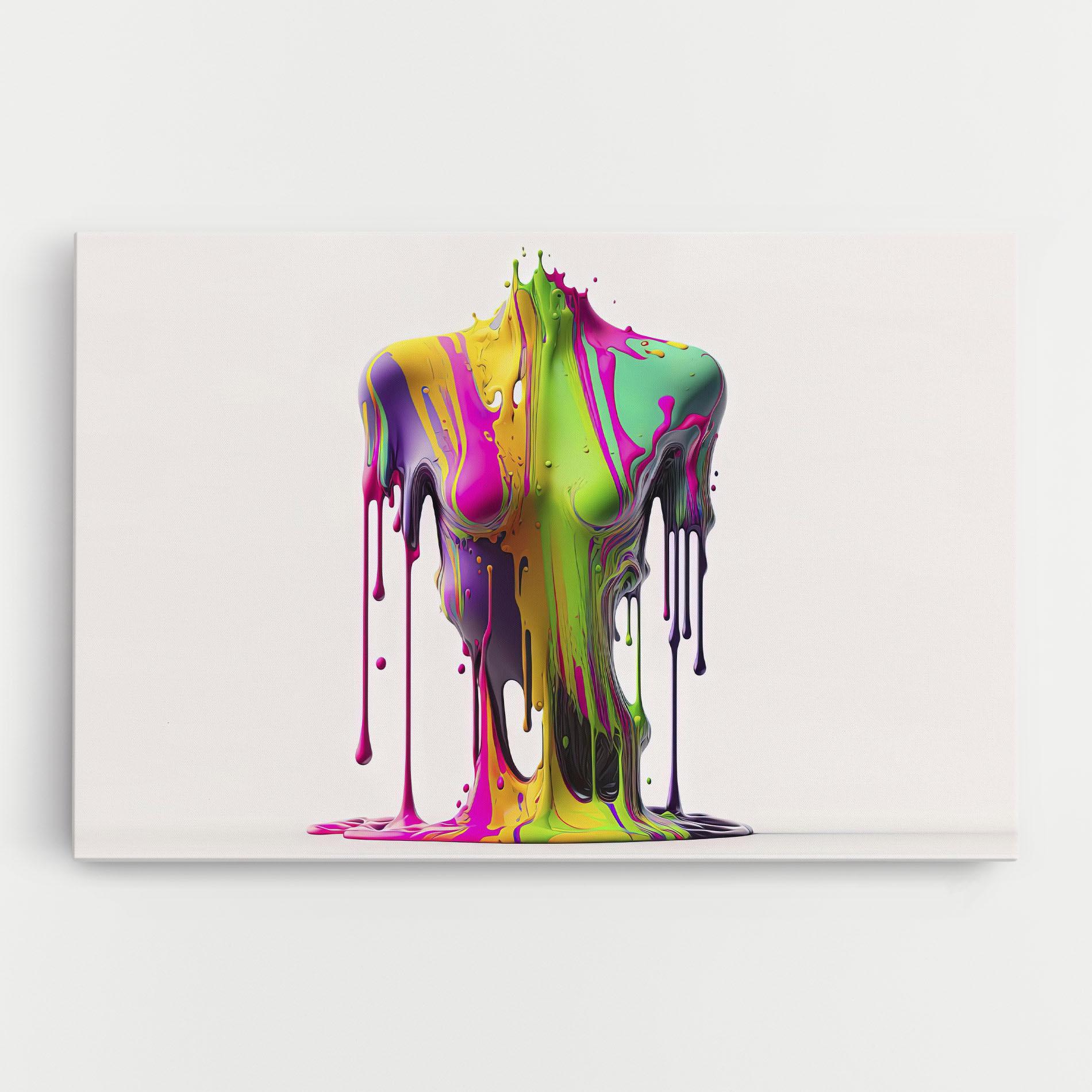 Tablou Canvas Colorful Body mockup 0