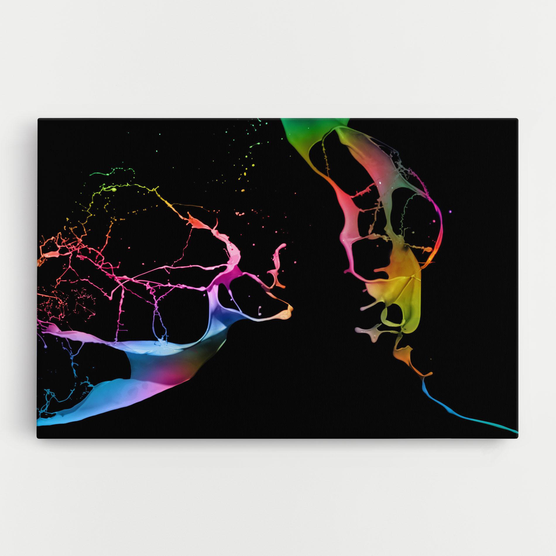 Tablou Canvas Paint Splashes mockup 0