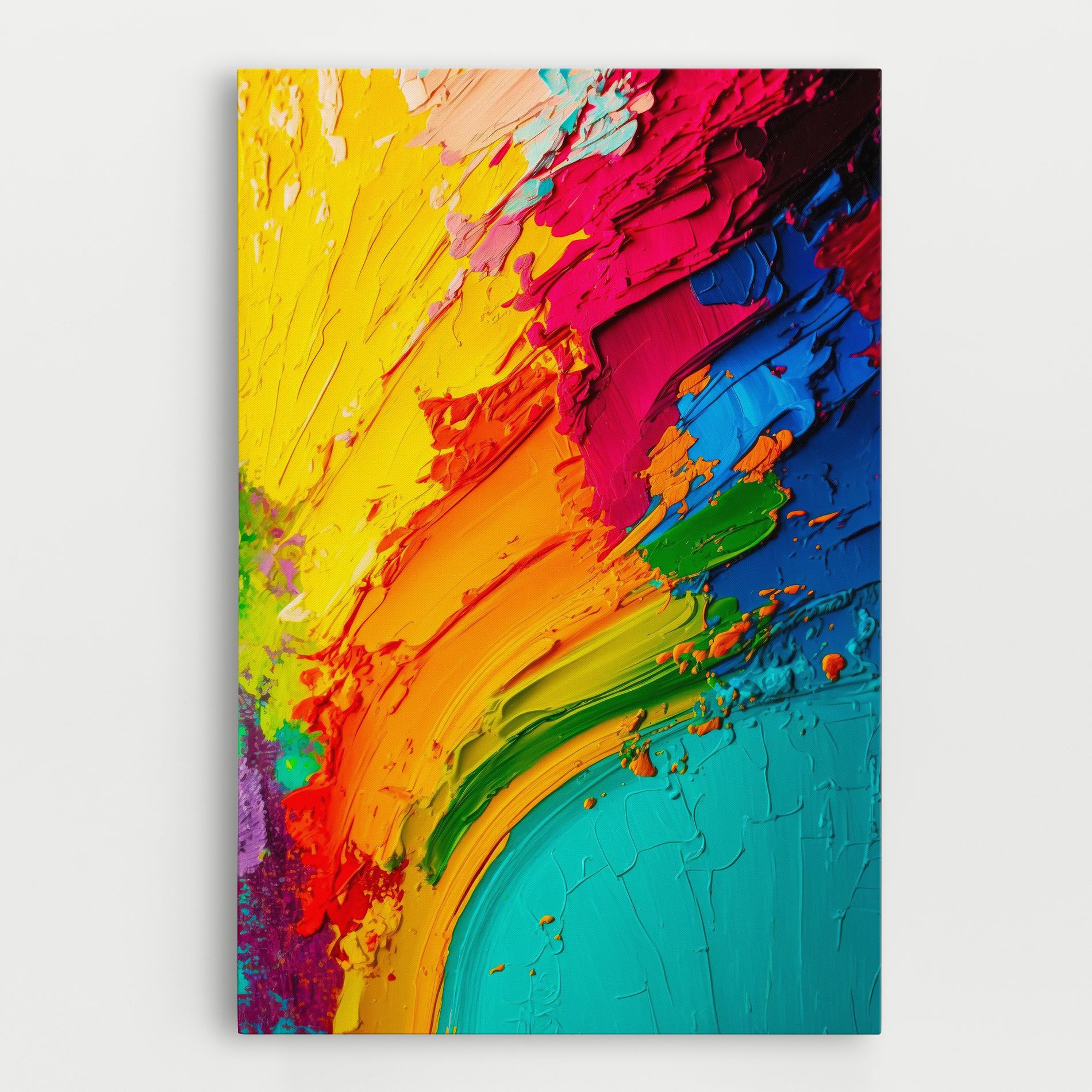 Multicolored Painting mockup 0