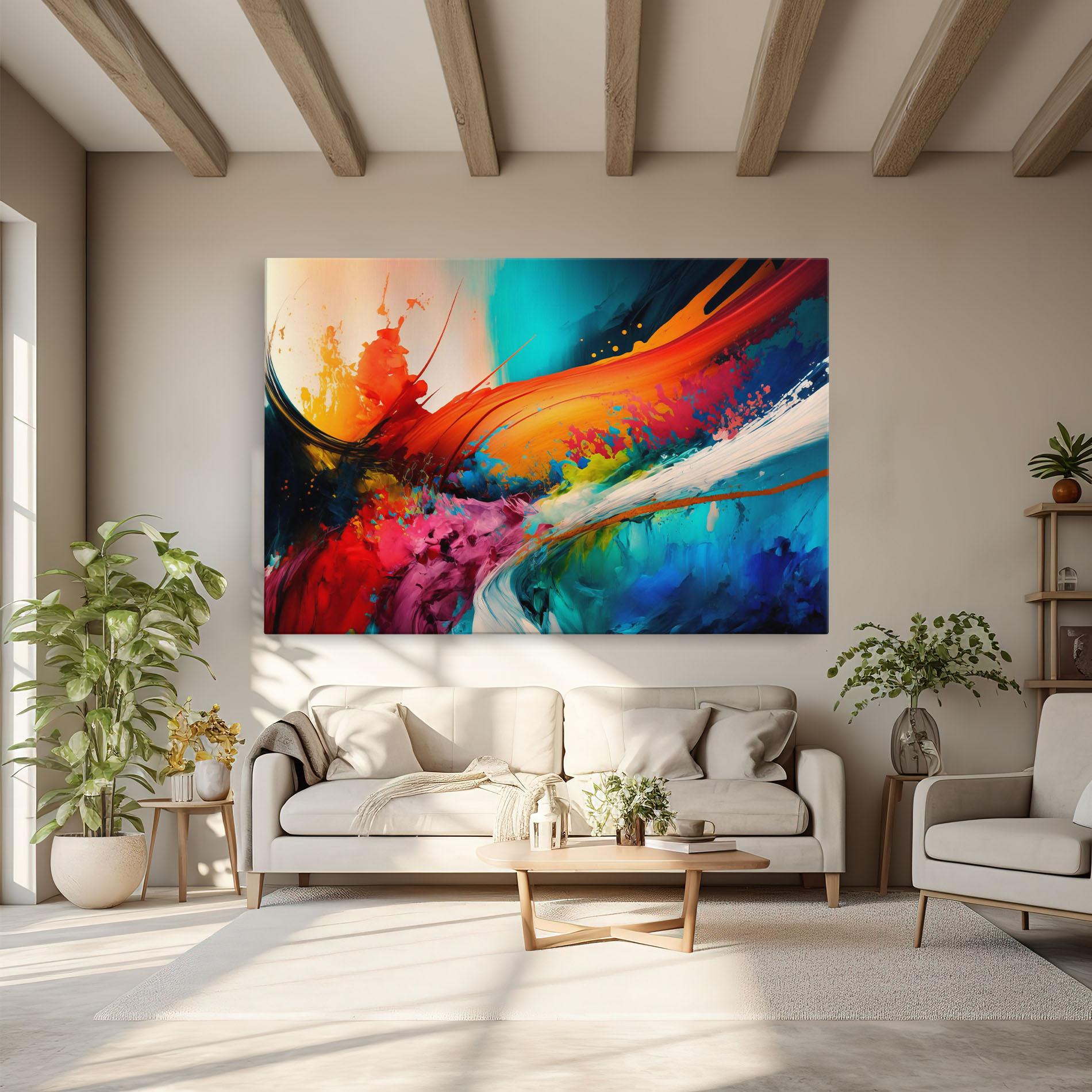 Tablou Canvas Art Brush Strokes mockup 6