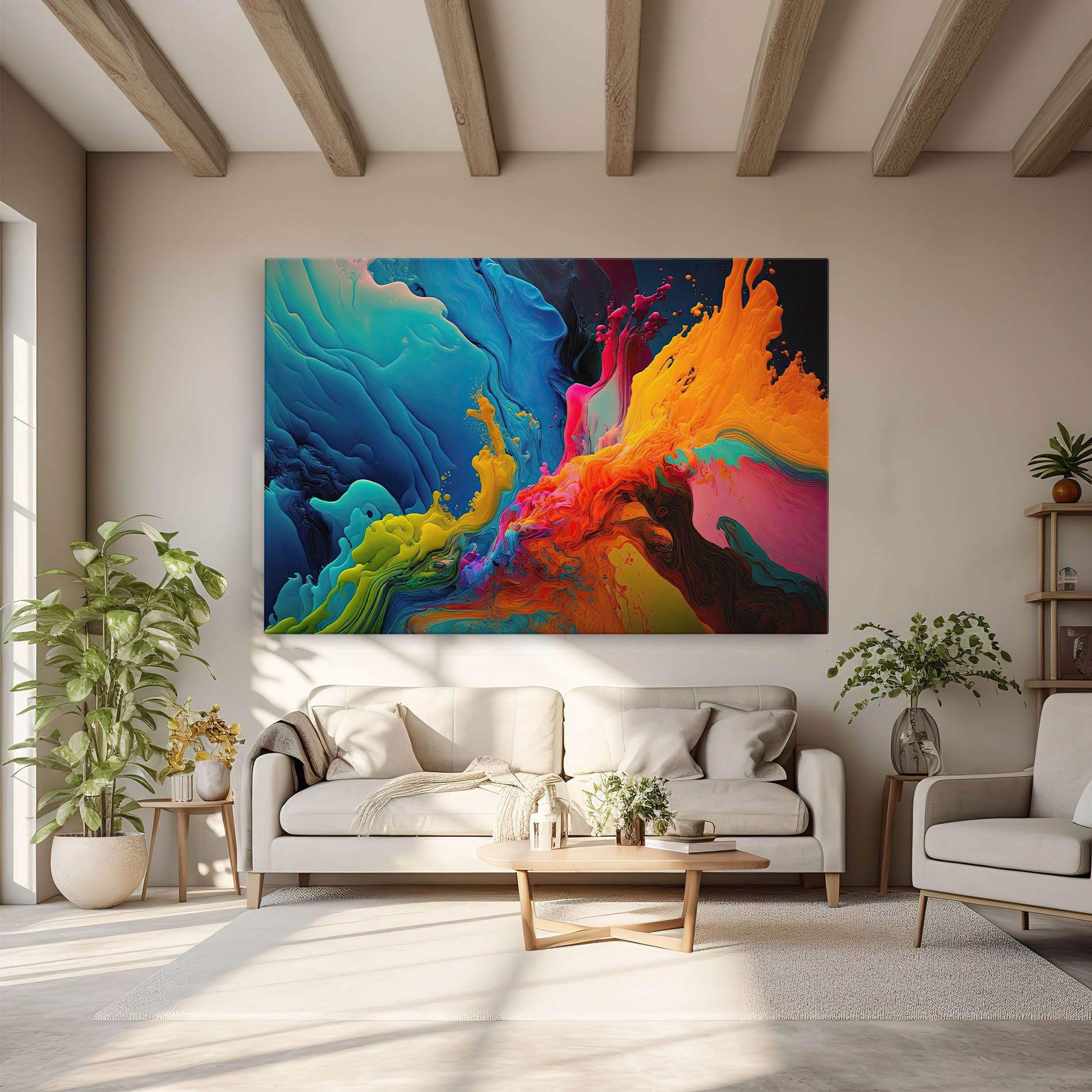 Color Floating mockup 6