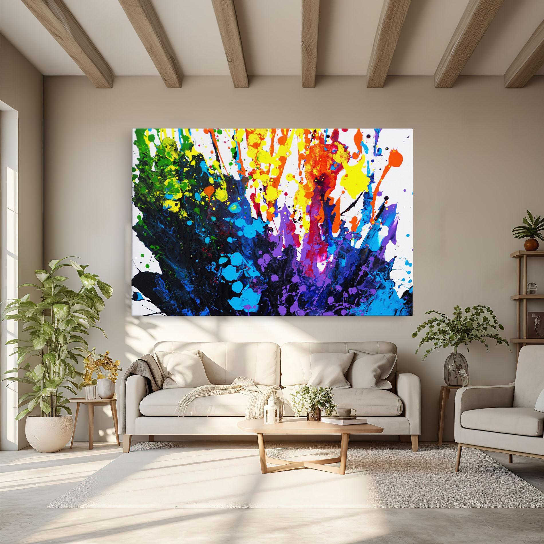 Tablou Canvas Color Splash 2d mockup 6