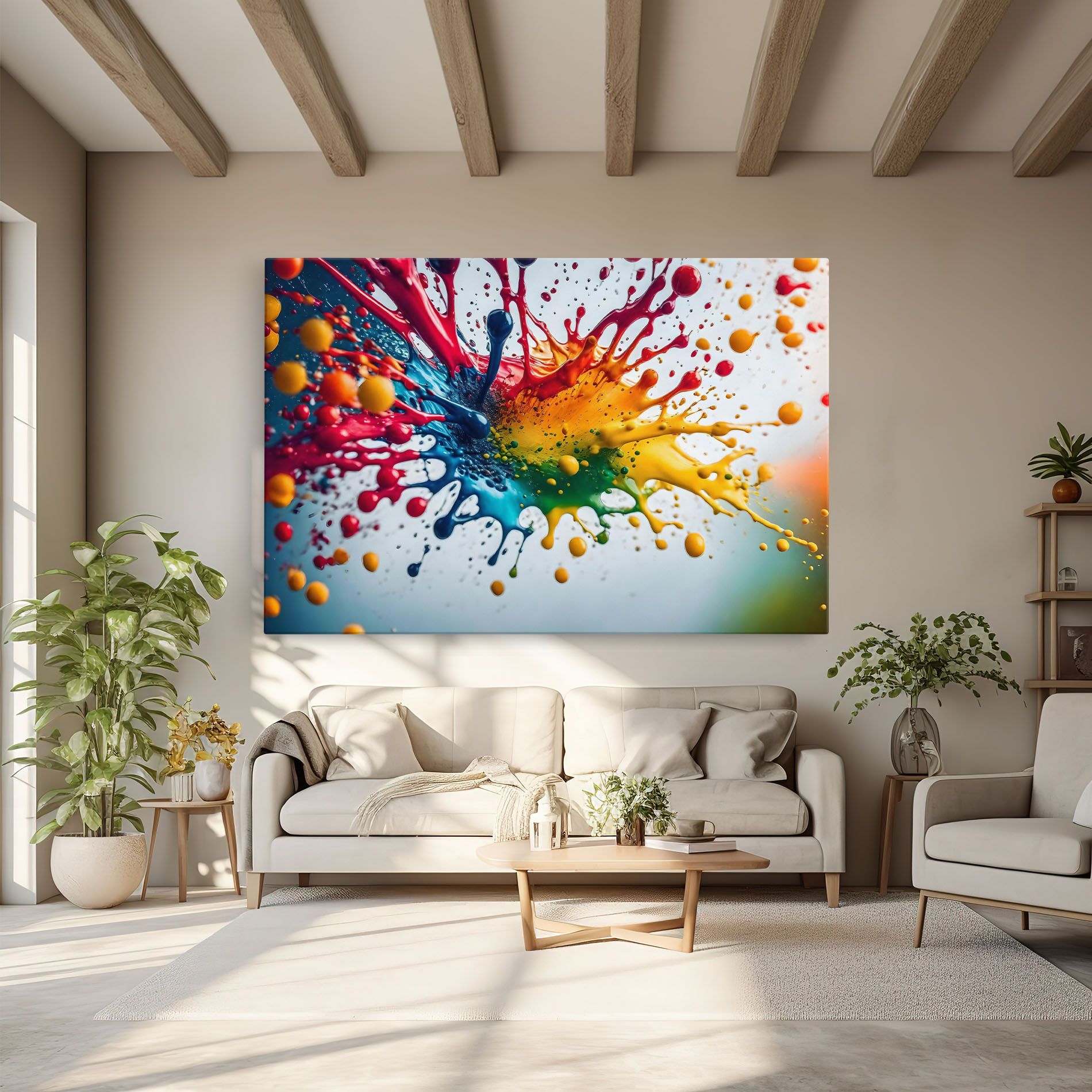 Colorful Splash Rainbow mockup 6