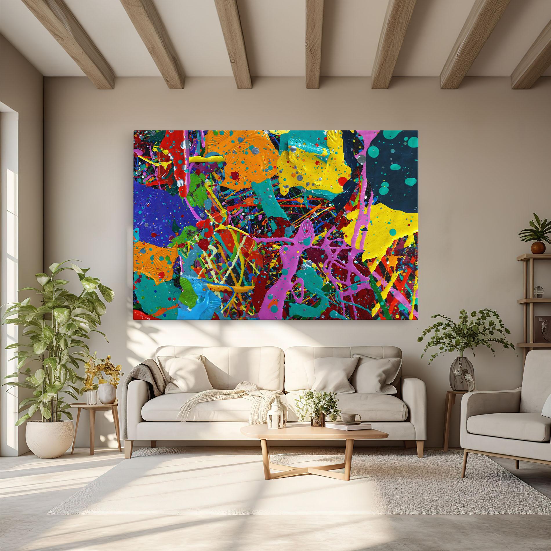 Tablou Canvas Dark Panorama mockup 6