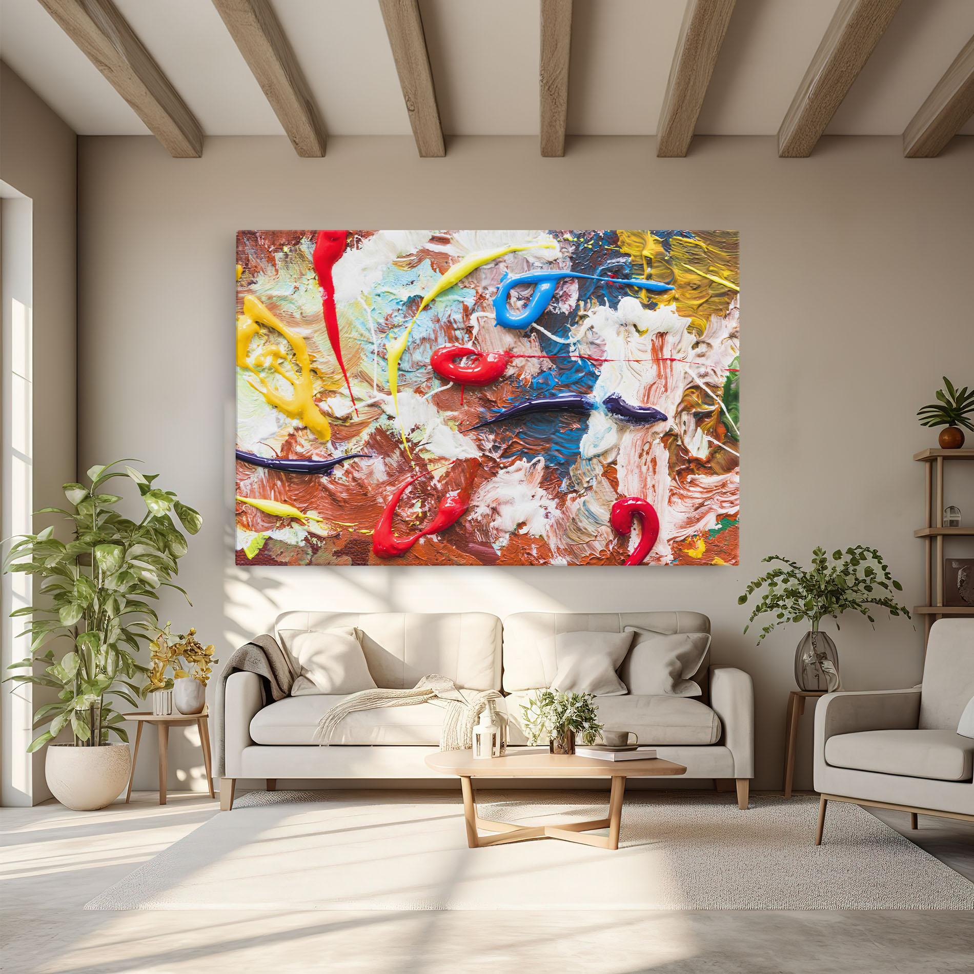 Tablou Canvas Paint Color mockup 6