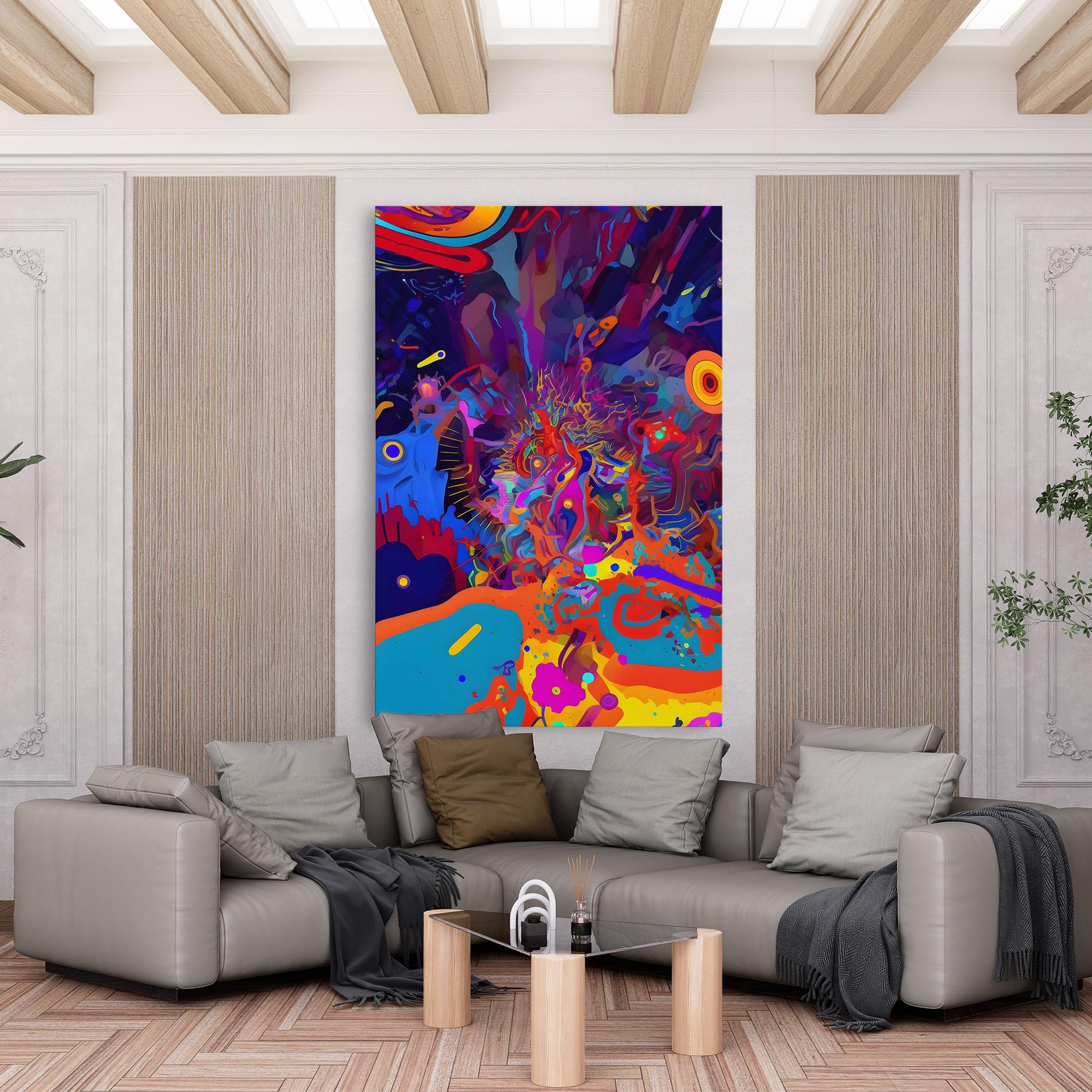 Tablou Canvas Abstract Color Work mockup 6