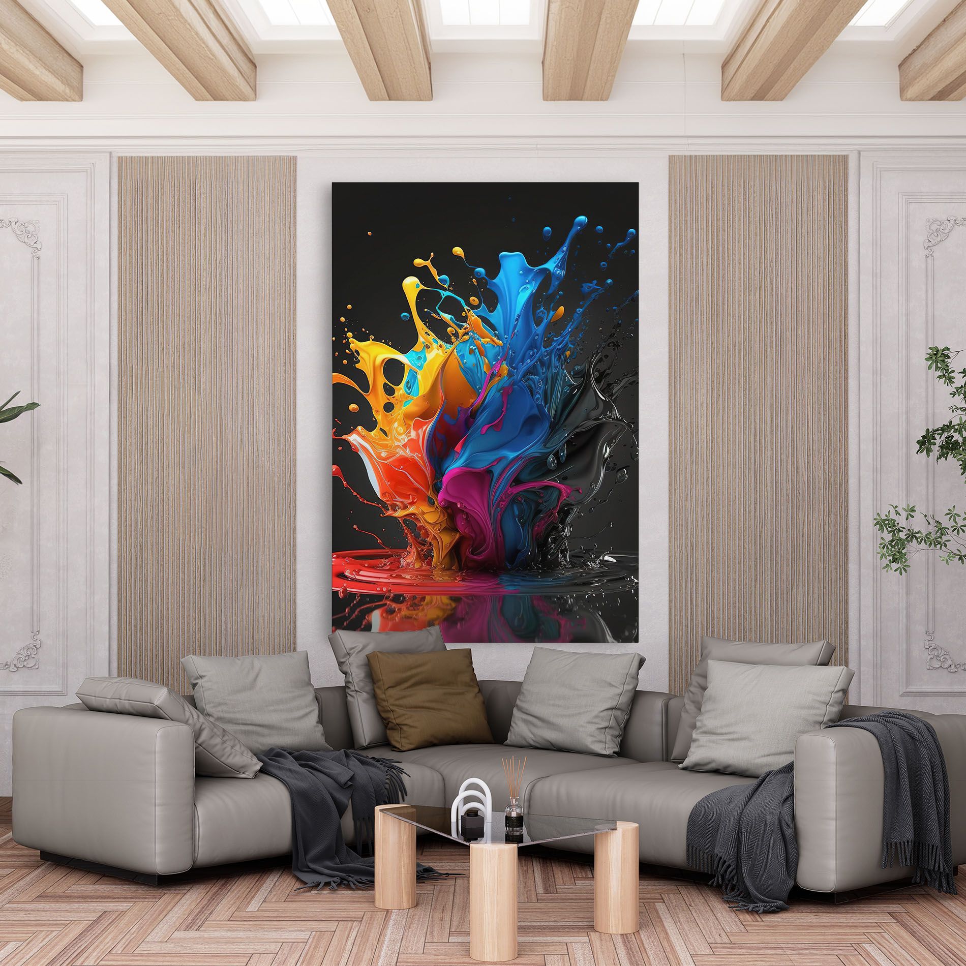 Black Blue Splash mockup 6