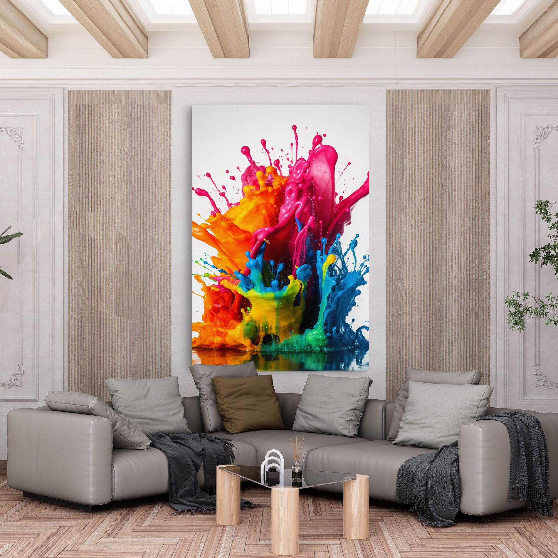 Colorful Explosion Paint mockup 6