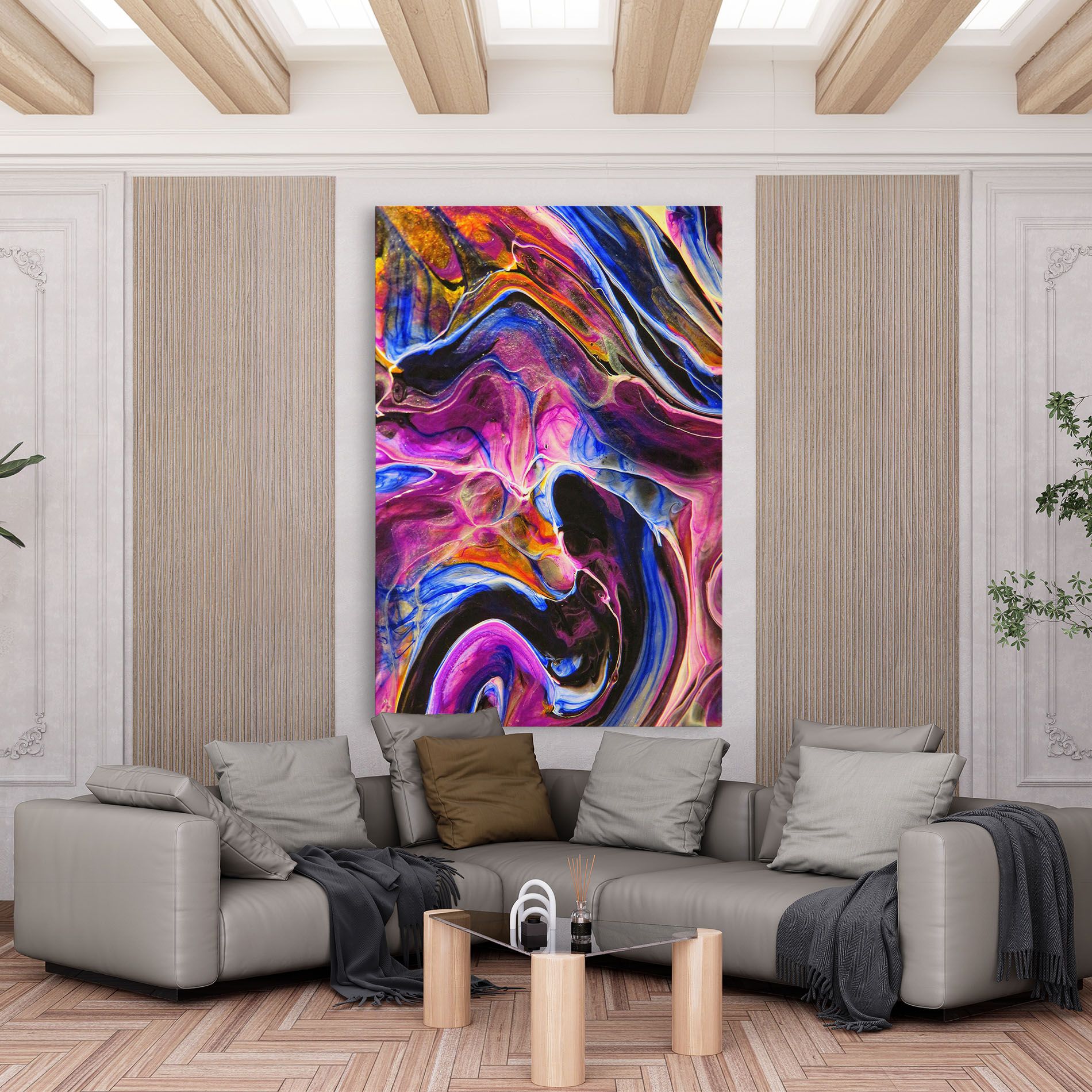 Colourful Abstract Shades mockup 6