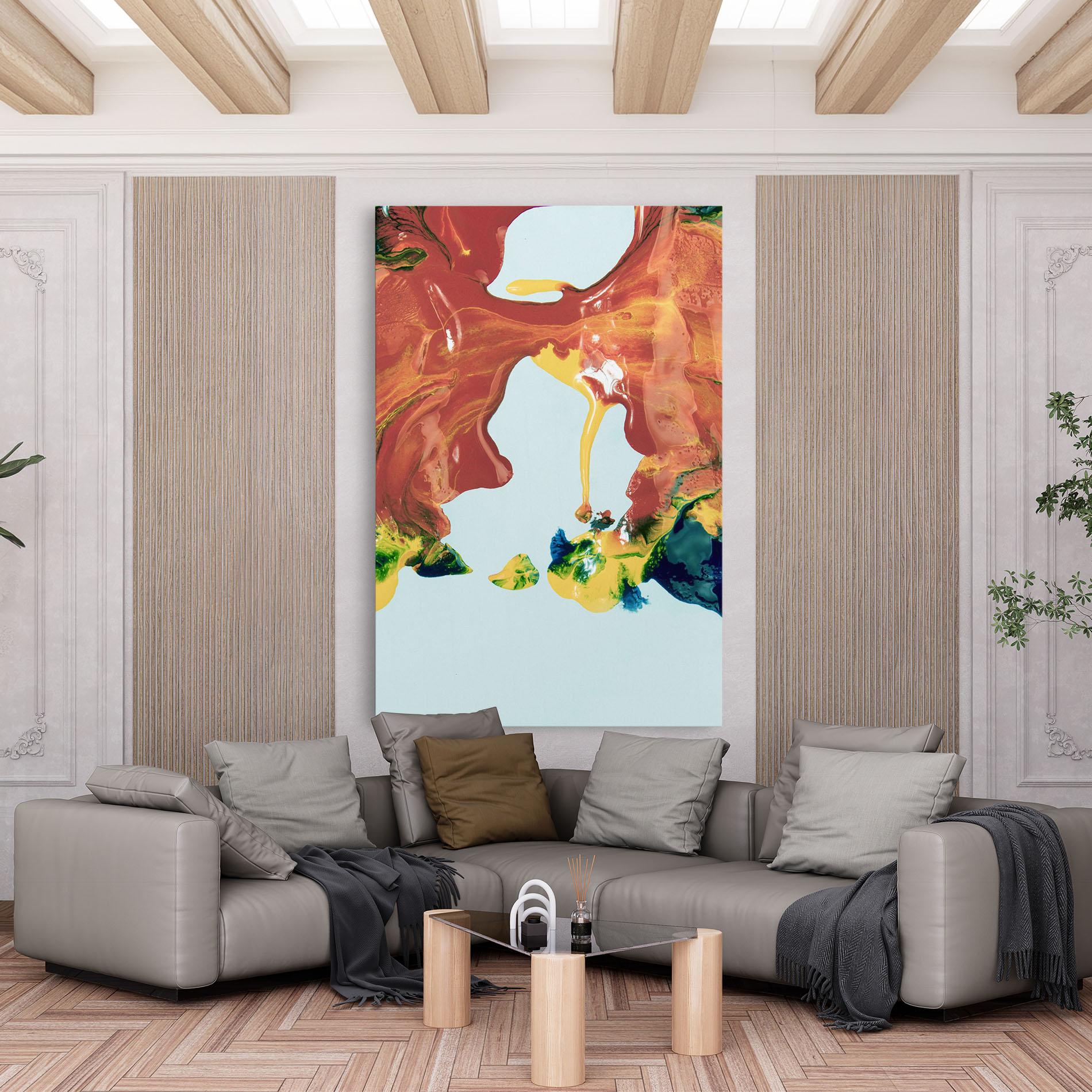 Tablou Canvas Spilled Paint mockup 6