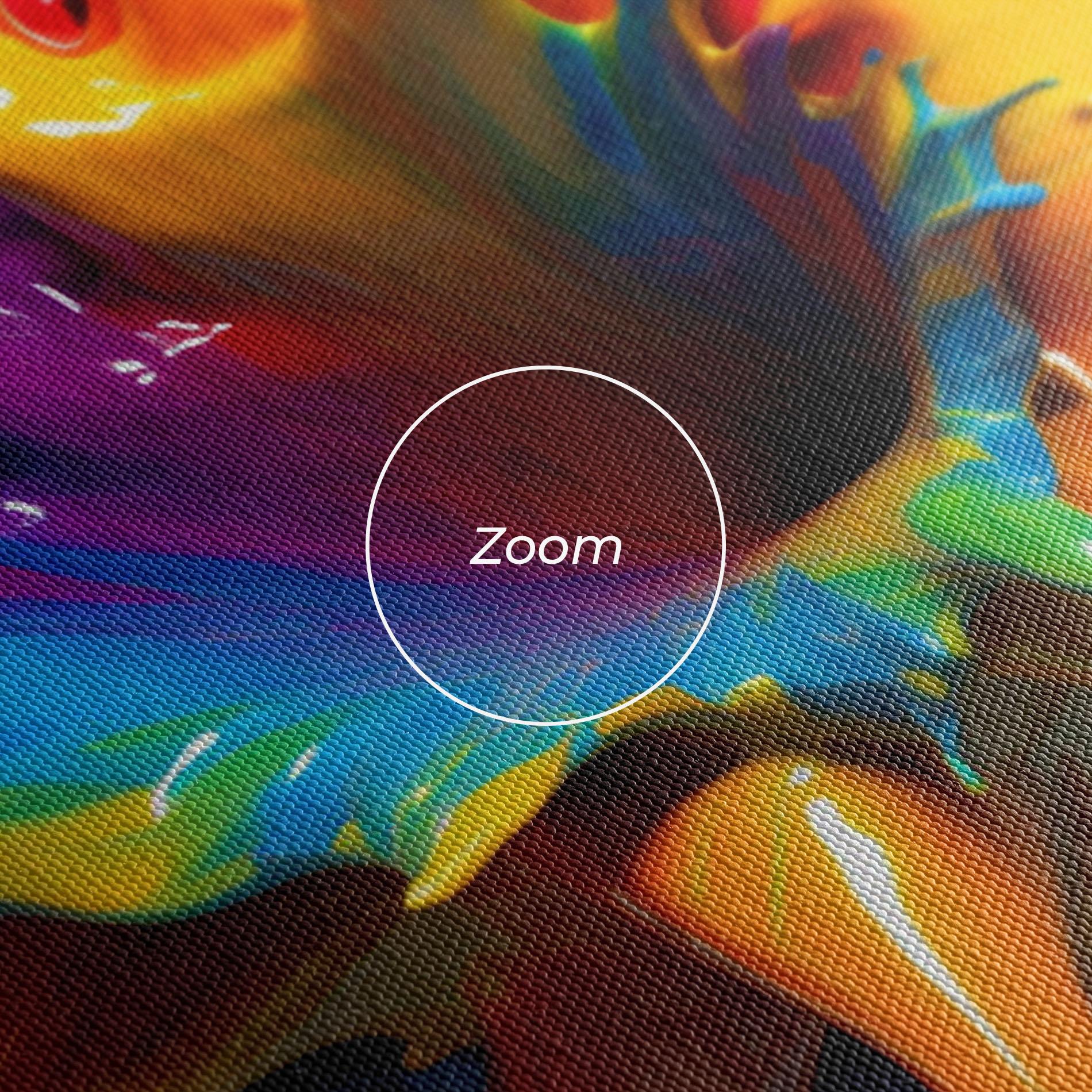 Tablou Canvas 3d Color Splash mockup 3