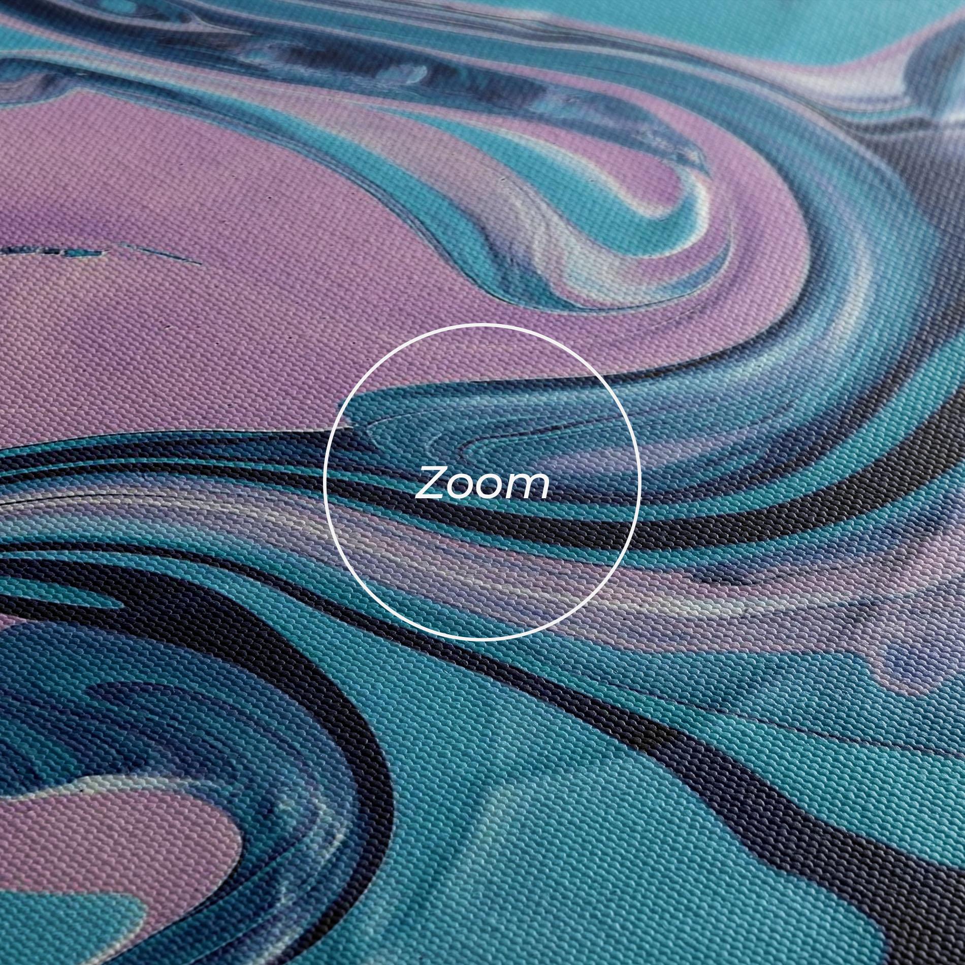 Tablou Canvas Abstract Blue And Pink mockup 3