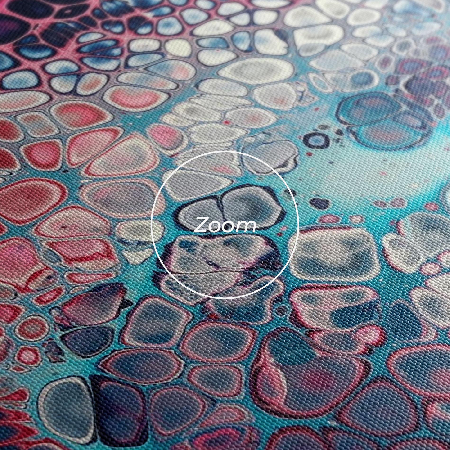 Tablou Canvas Abstract Blue Objects mockup 3