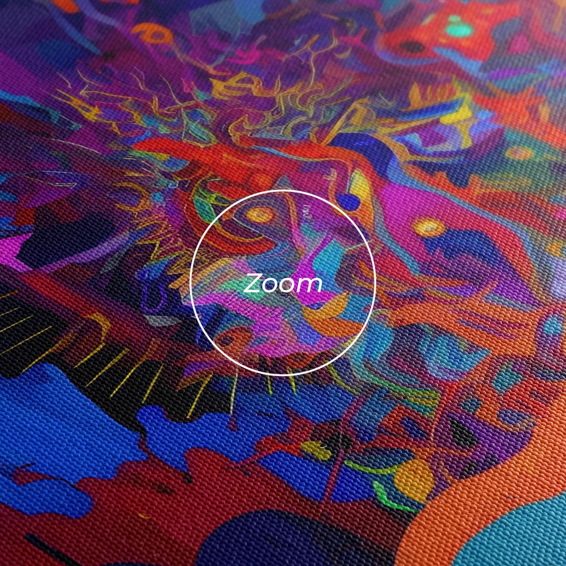 Tablou Canvas Abstract Color Work mockup 3