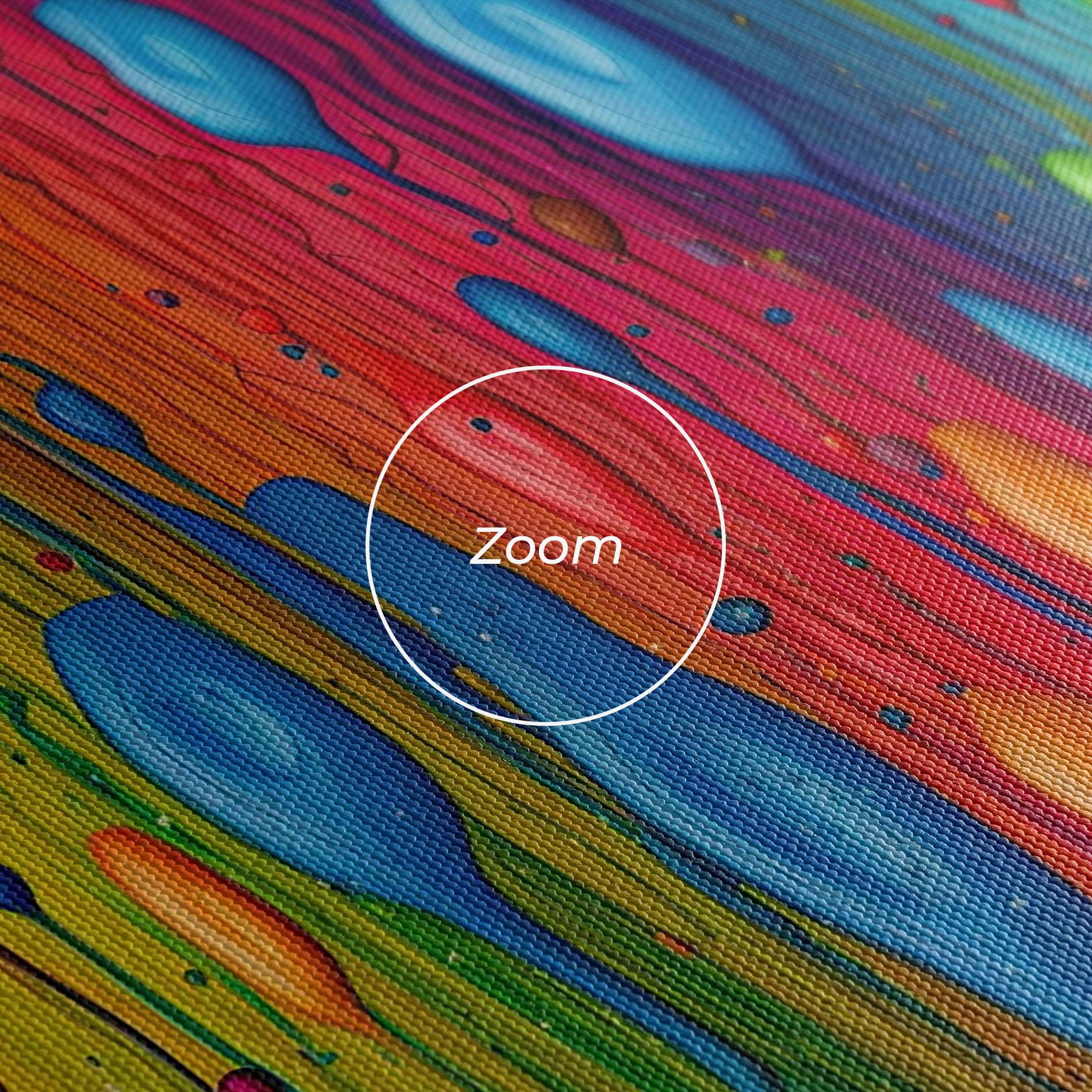 Tablou Canvas Abstract Rainbow Pattern mockup 3