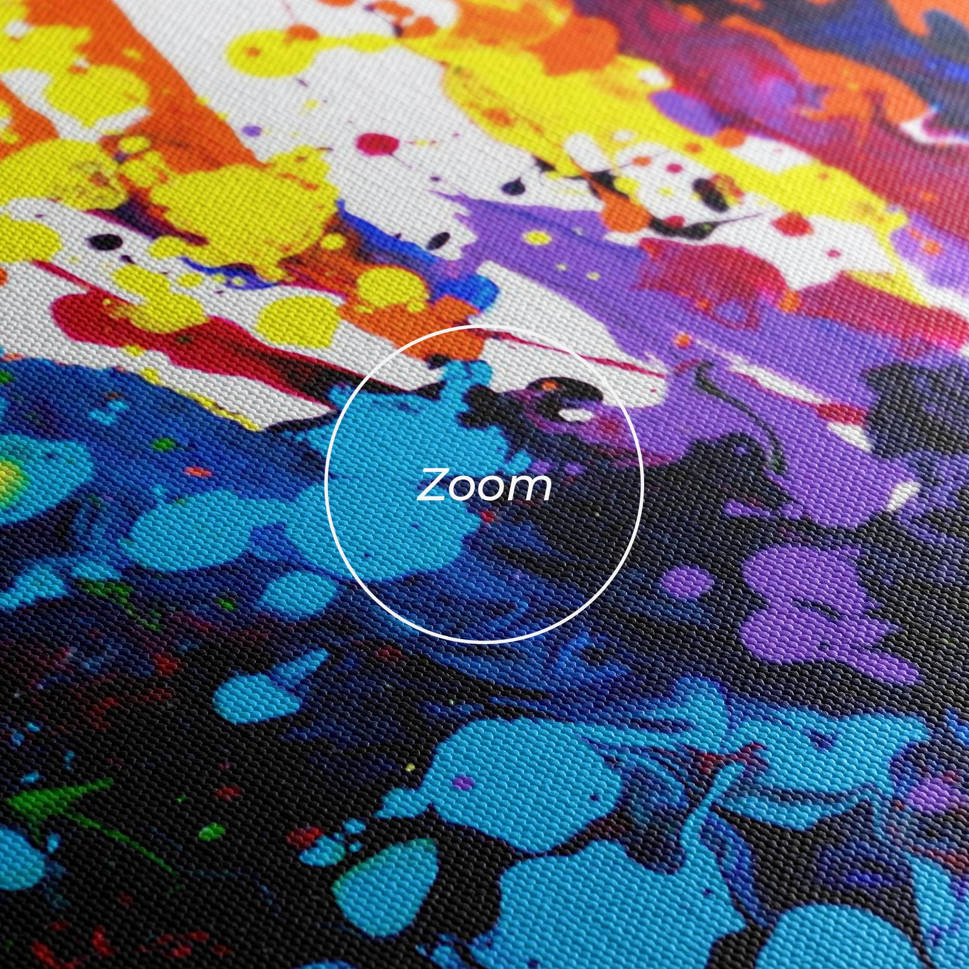 Tablou Canvas Color Splash 2d mockup 3