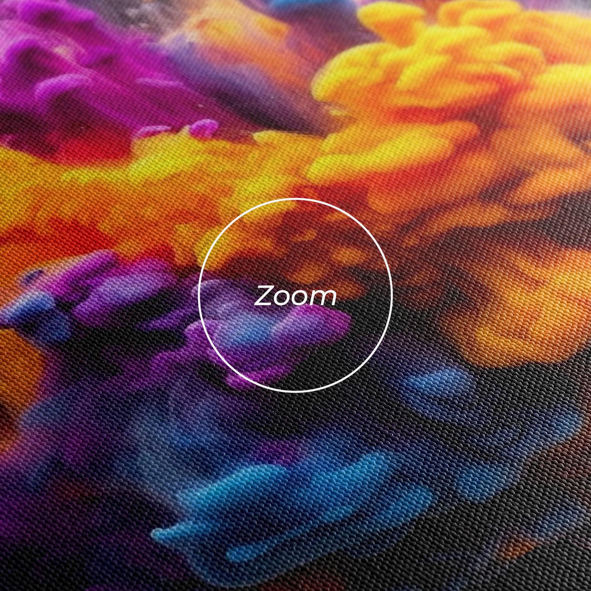 Tablou Canvas Colorful Cloud Liquid mockup 3
