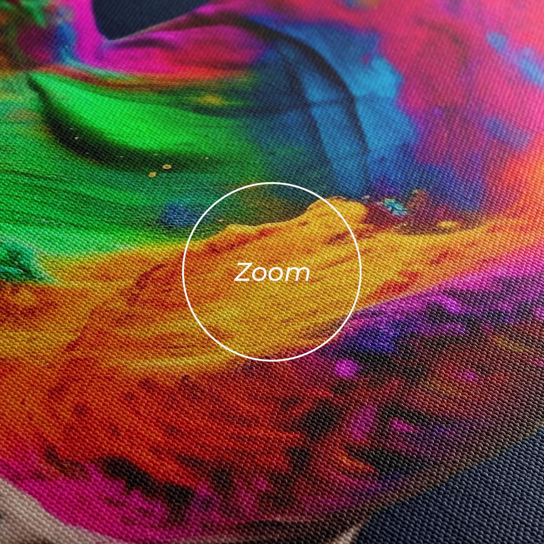 Tablou Canvas Colorful Hand mockup 3