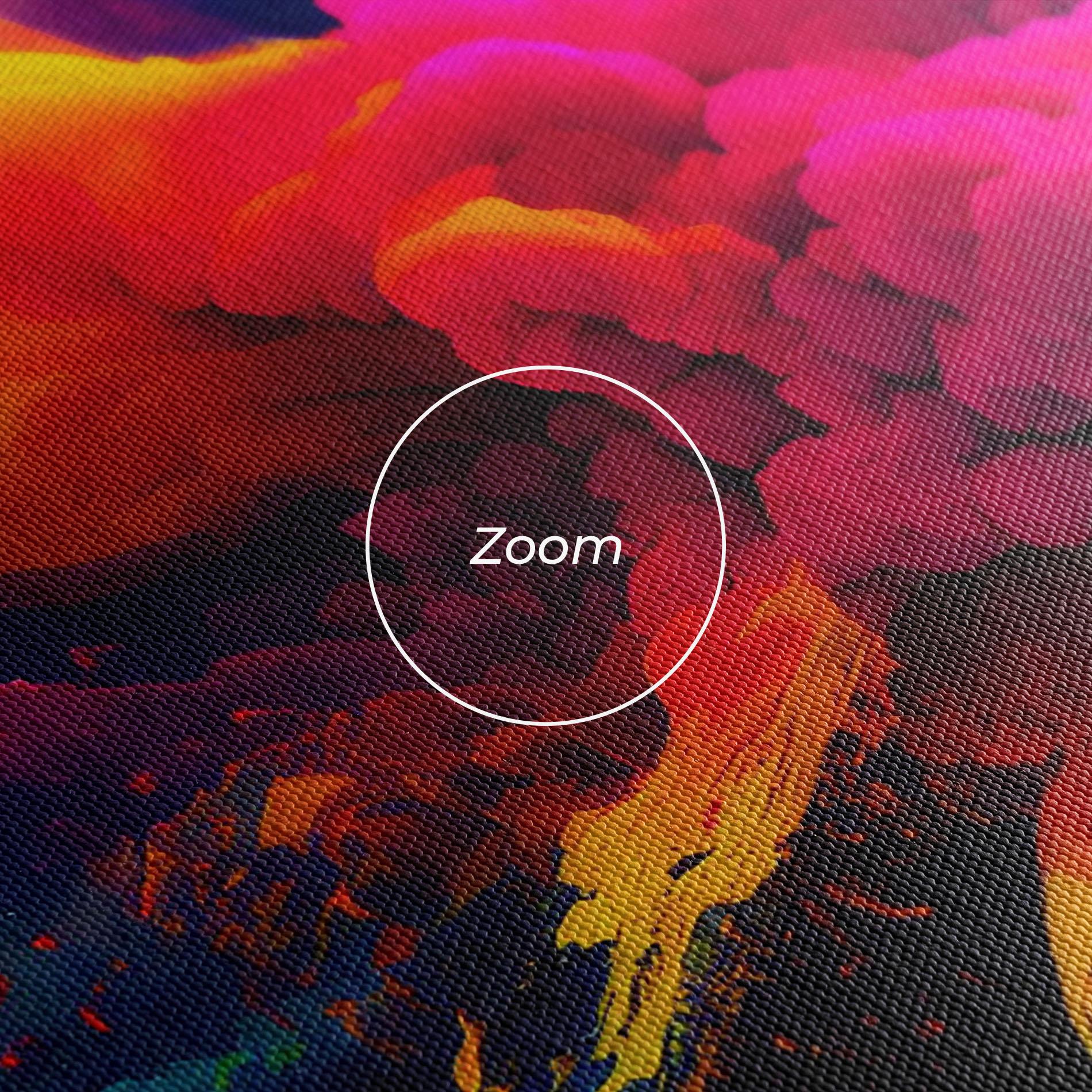 Tablou Canvas Colorful Paint Explosion mockup 3