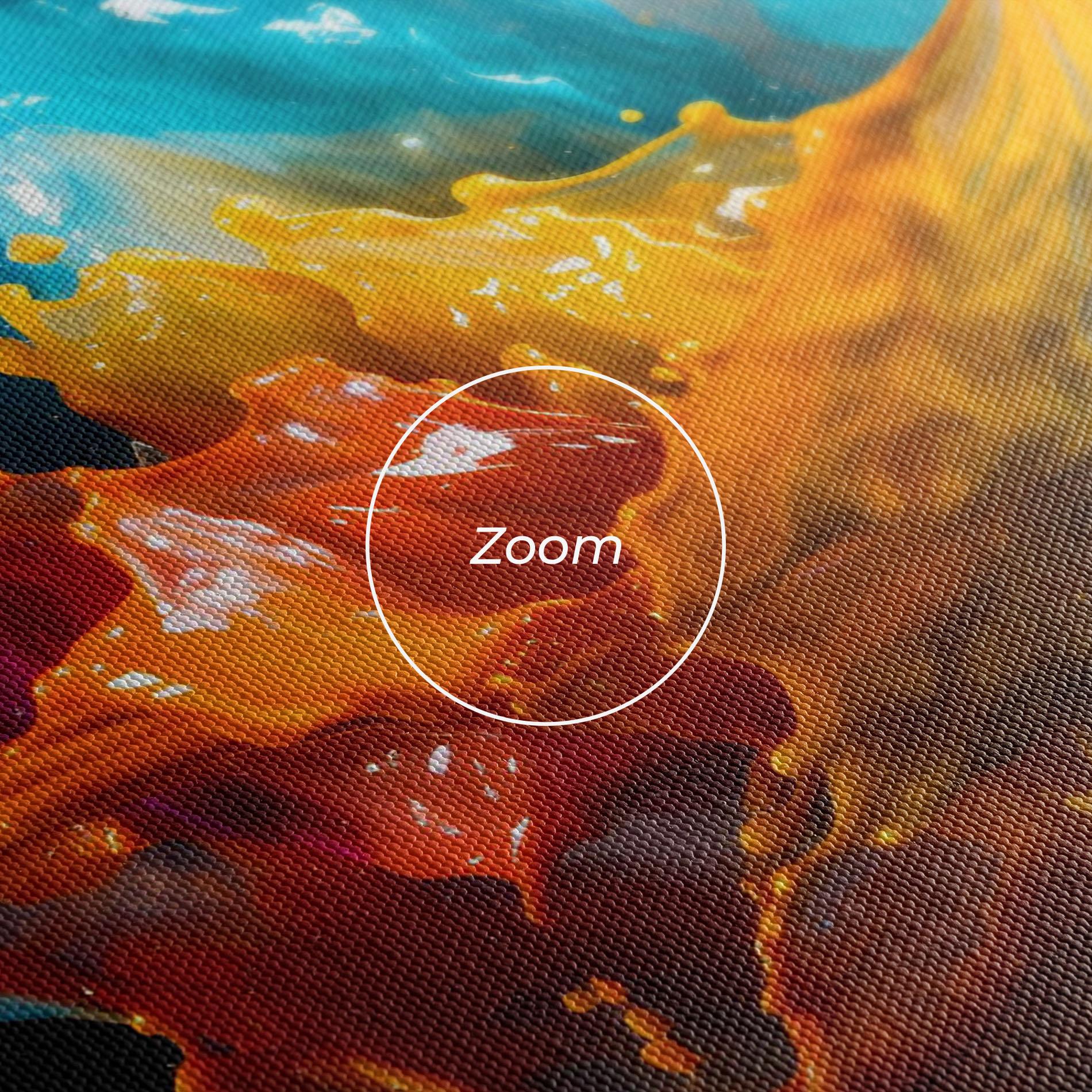 Tablou Canvas Colorful Splash Floating mockup 3