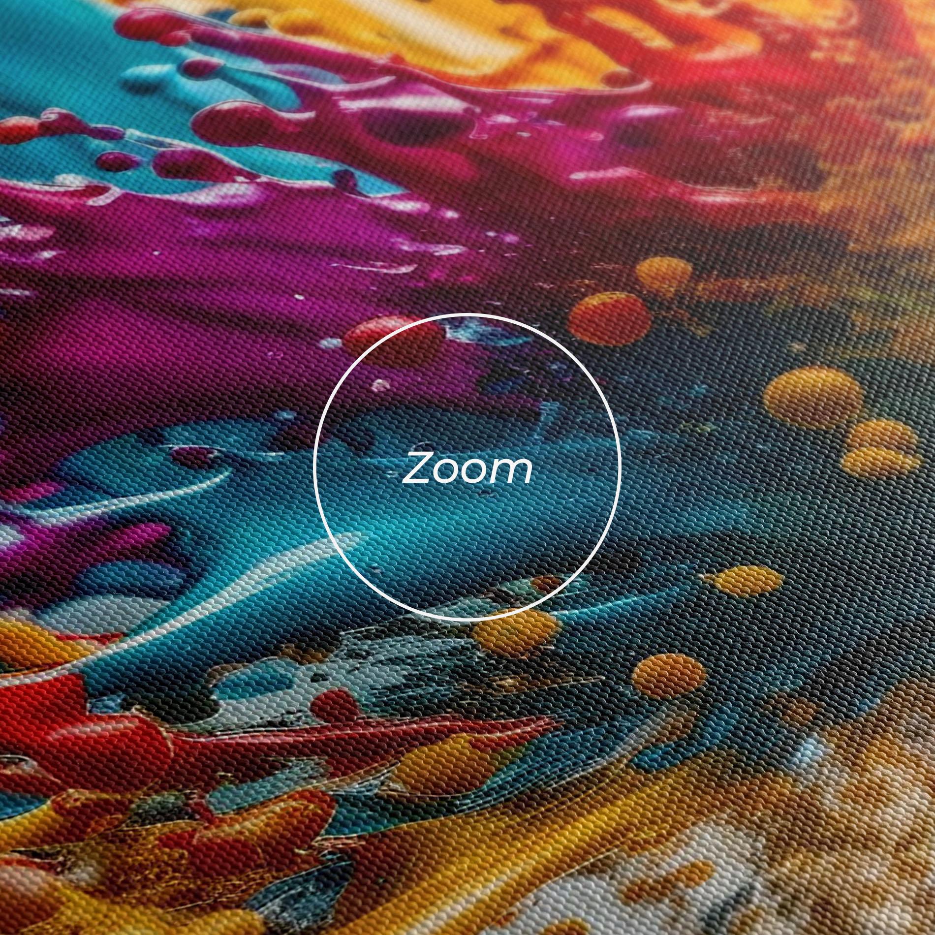 Tablou Canvas Colorful Water Splash mockup 3