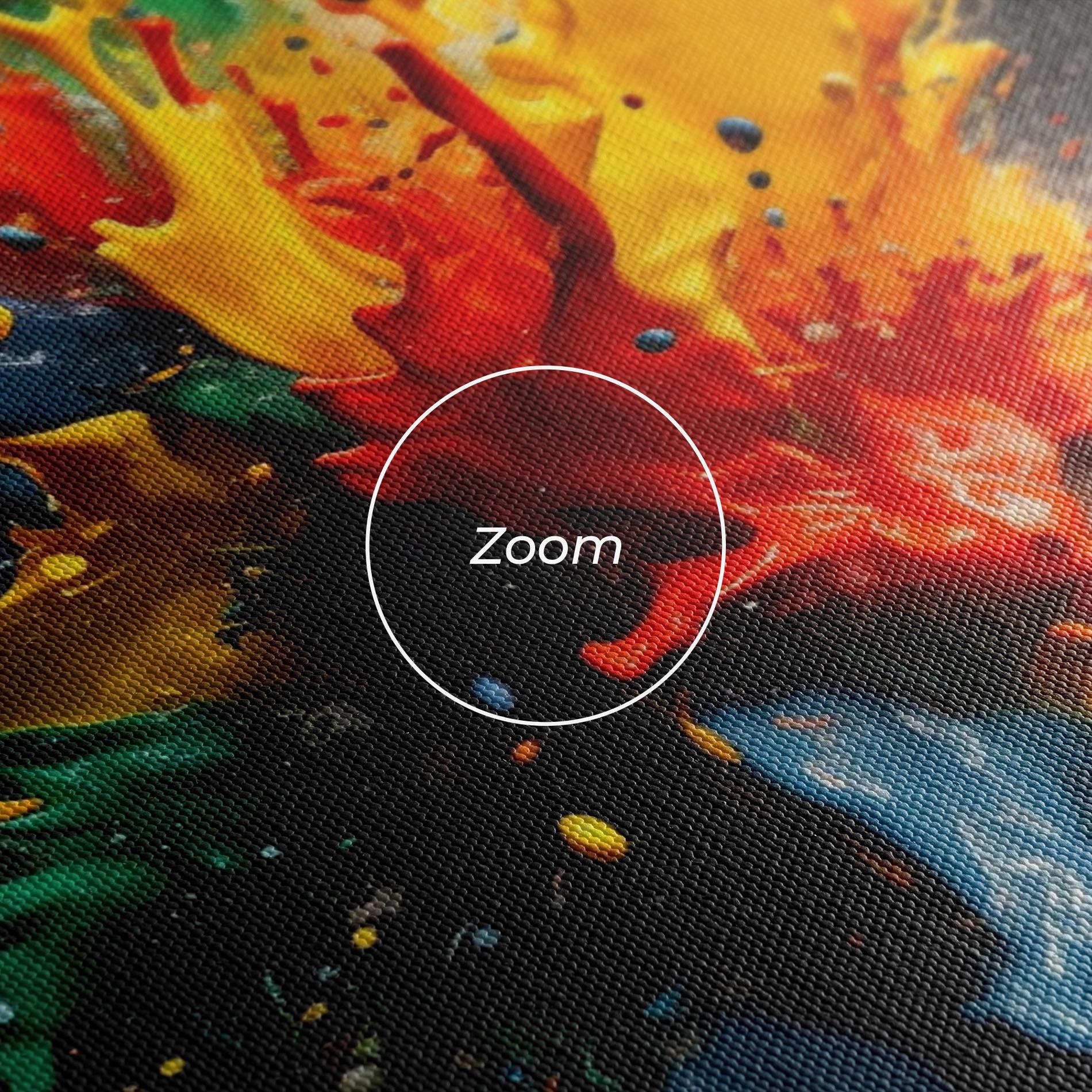 Tablou Canvas Floating Color Splash mockup 3