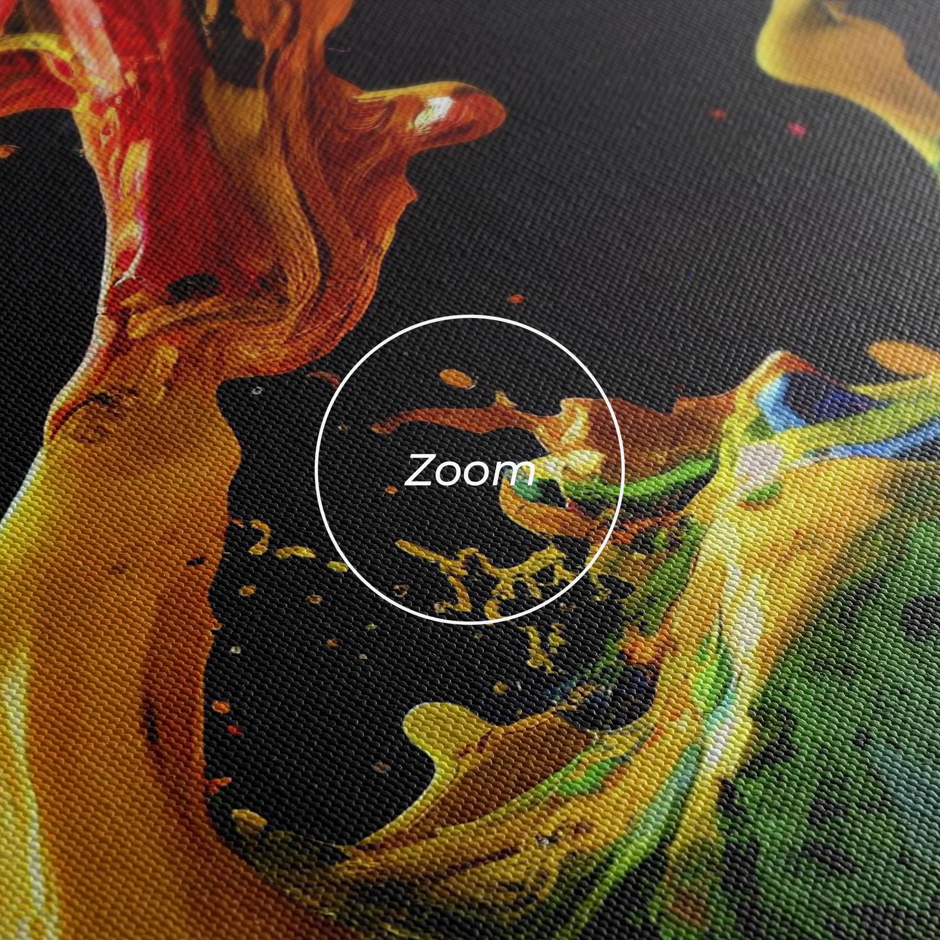 Tablou Canvas Floating Yellow Splay mockup 3