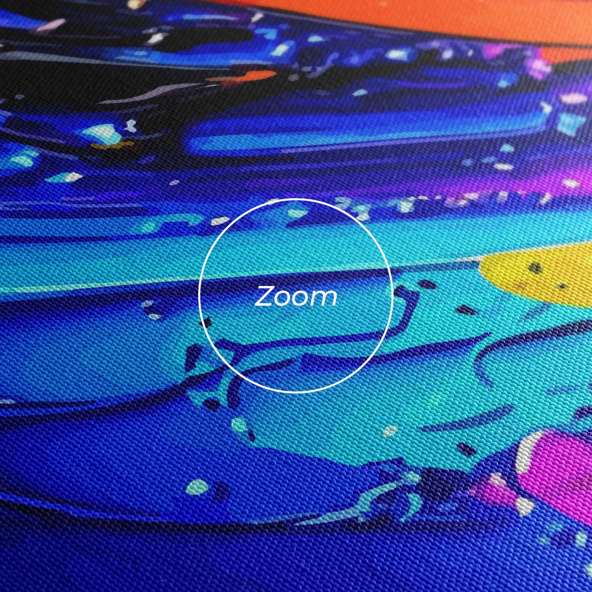 Tablou Canvas Pretty Splash Color mockup 3