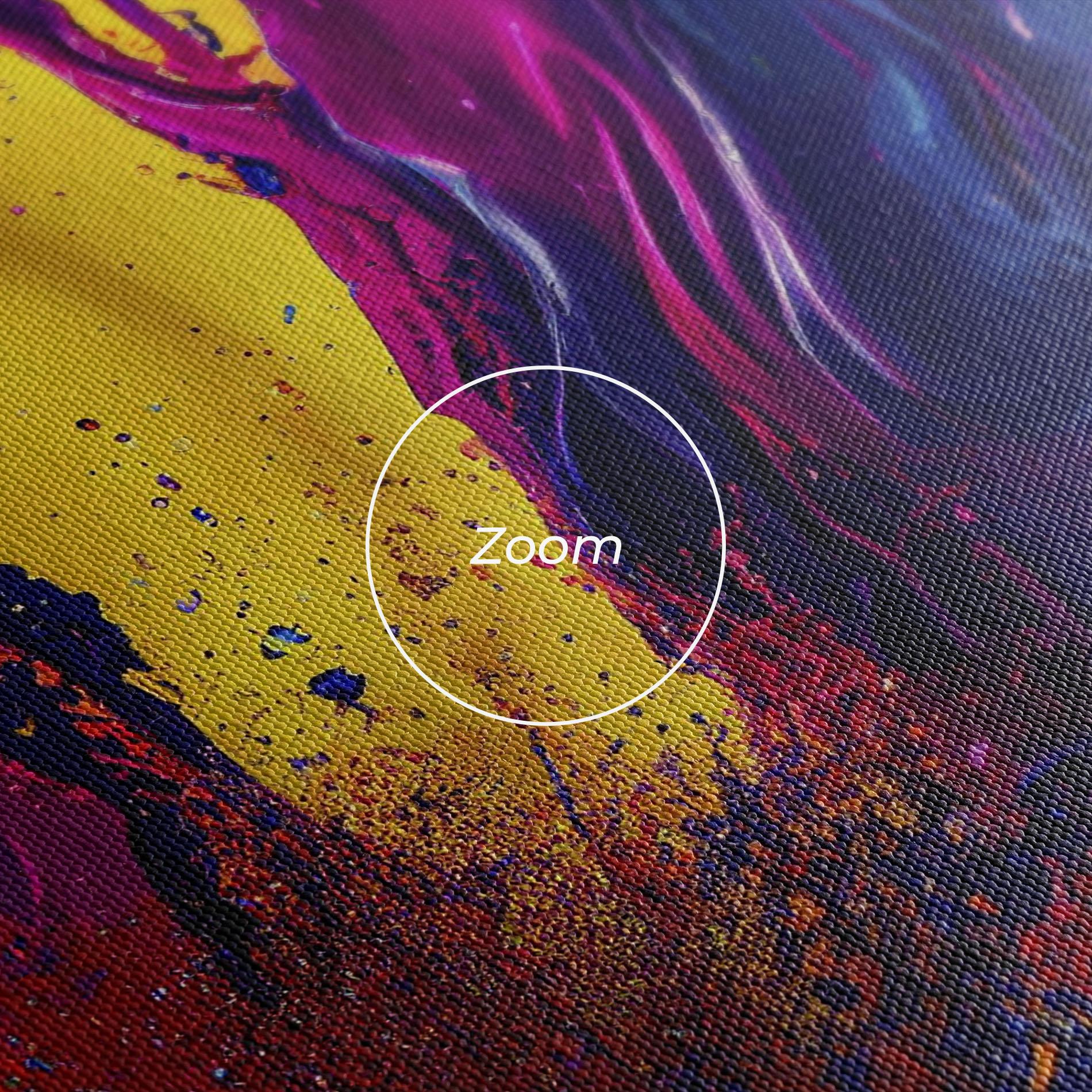 Tablou Canvas Purple And Blue Splash mockup 3