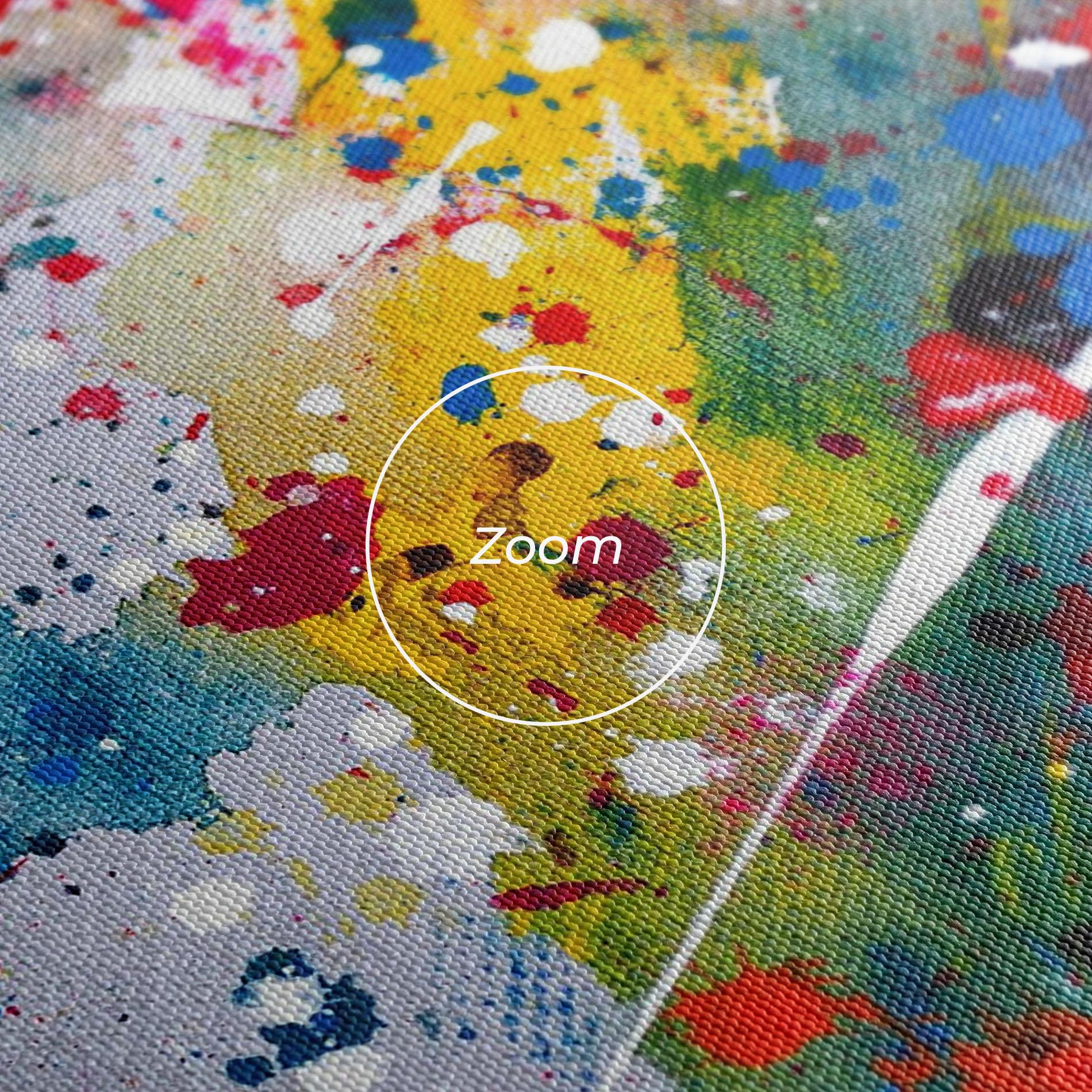 Tablou Canvas Watercolor Drops mockup 3