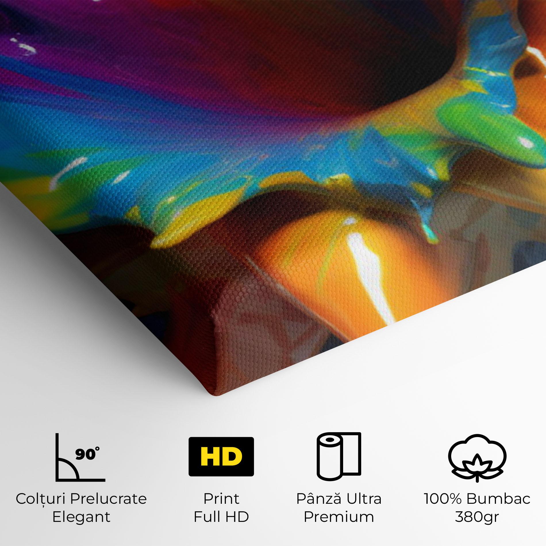 Tablou Canvas 3d Color Splash mockup 4