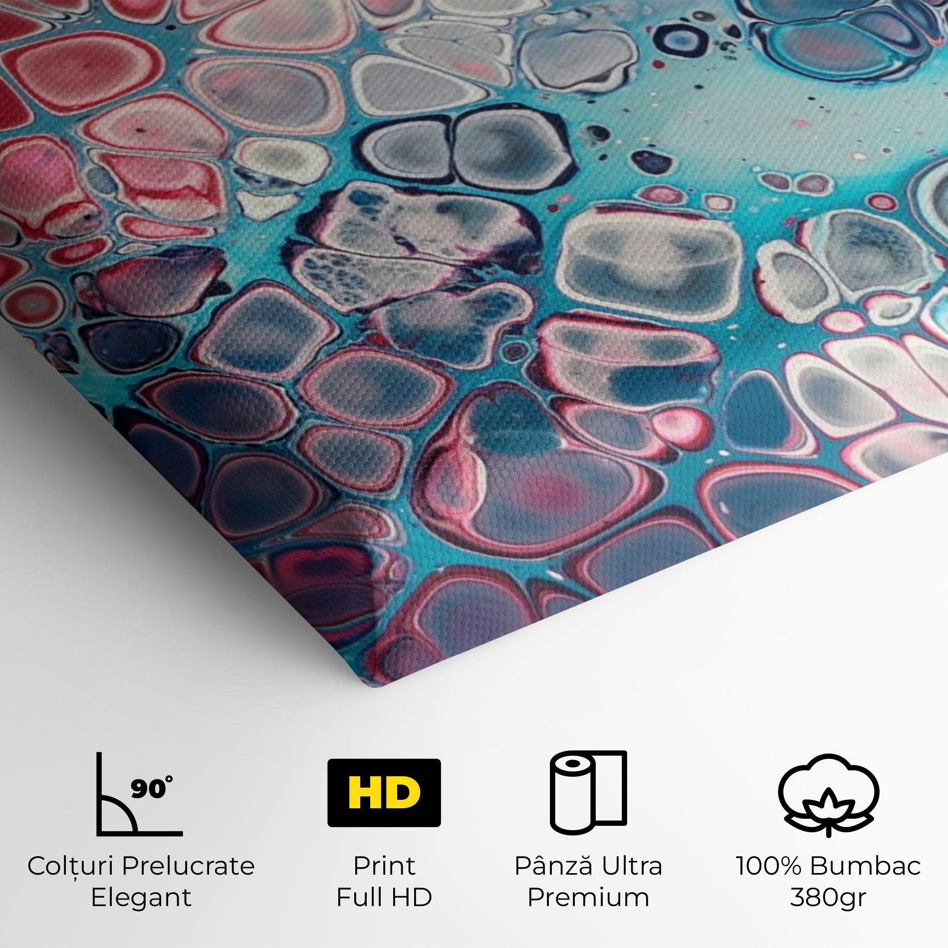 Tablou Canvas Abstract Blue Objects mockup 4