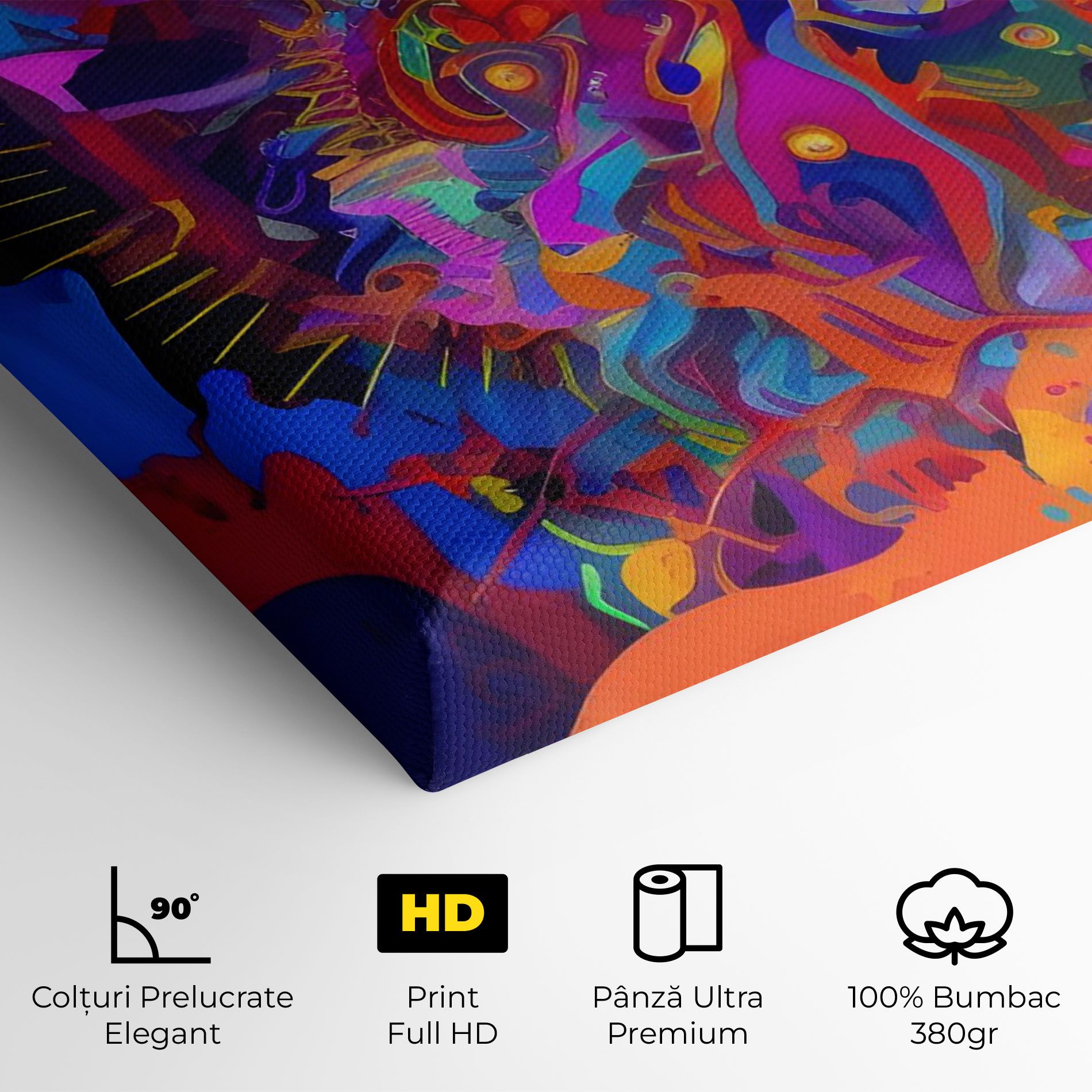 Abstract Color Work mockup 4