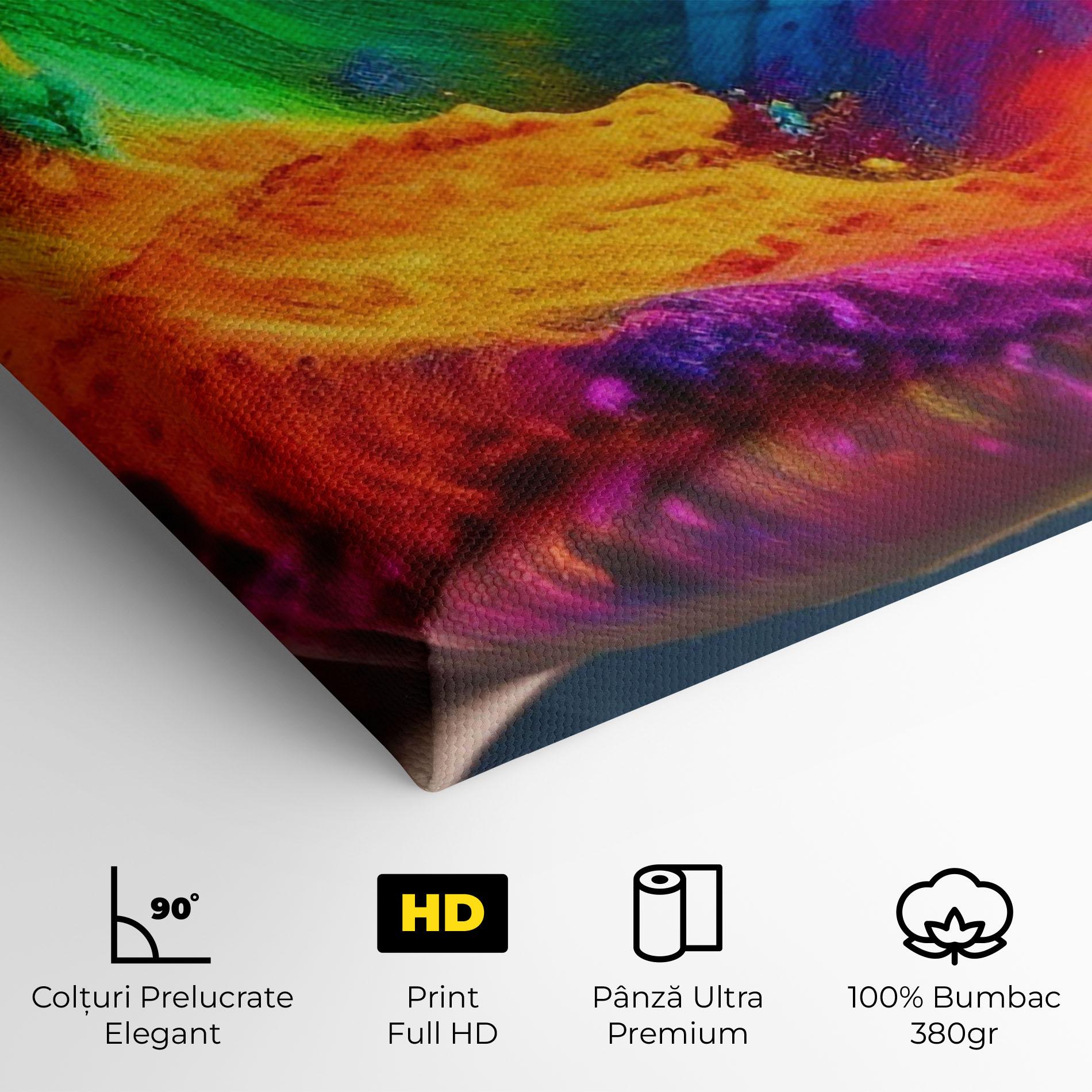 Tablou Canvas Colorful Hand mockup 4