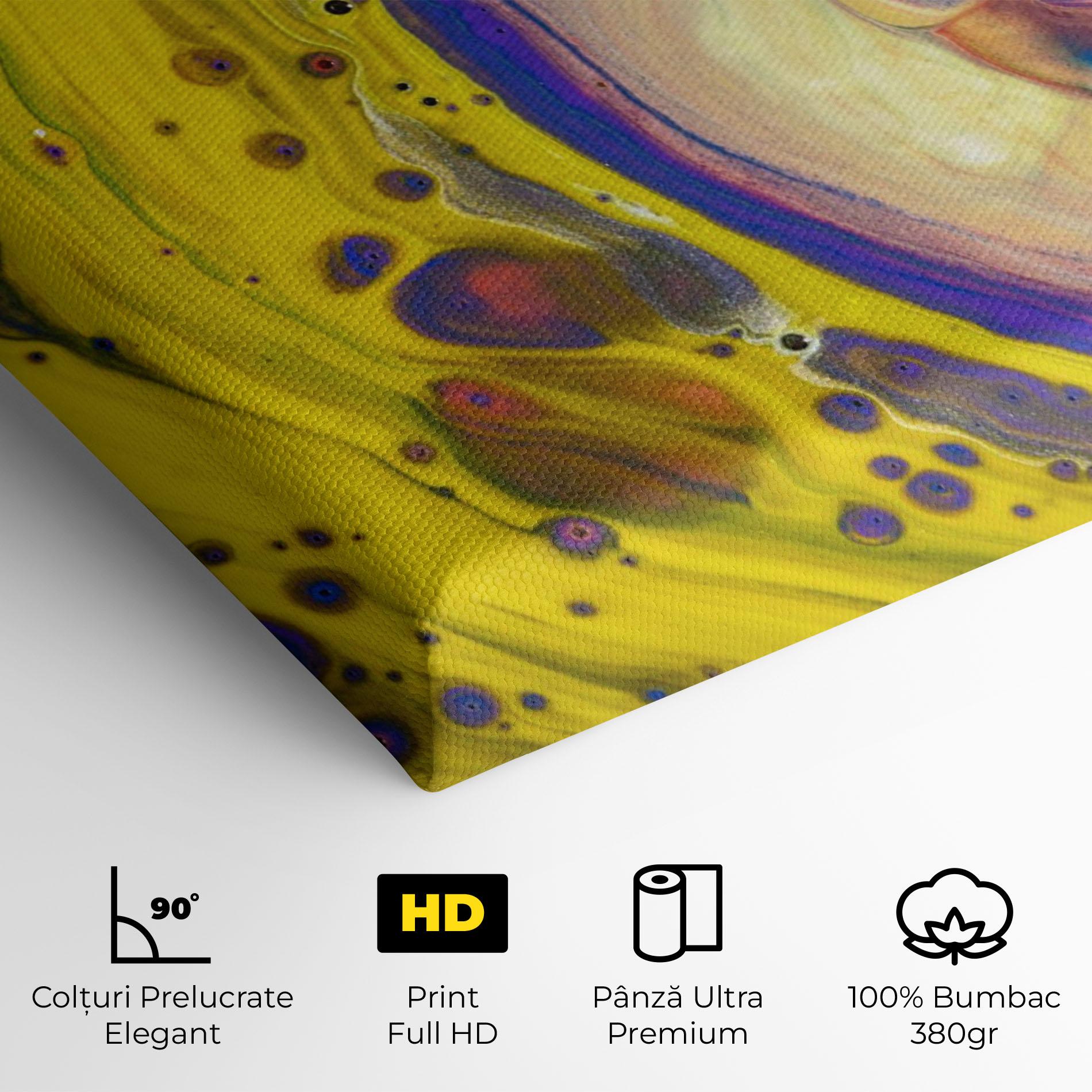 Tablou Canvas Colorful Liquid Marble mockup 4