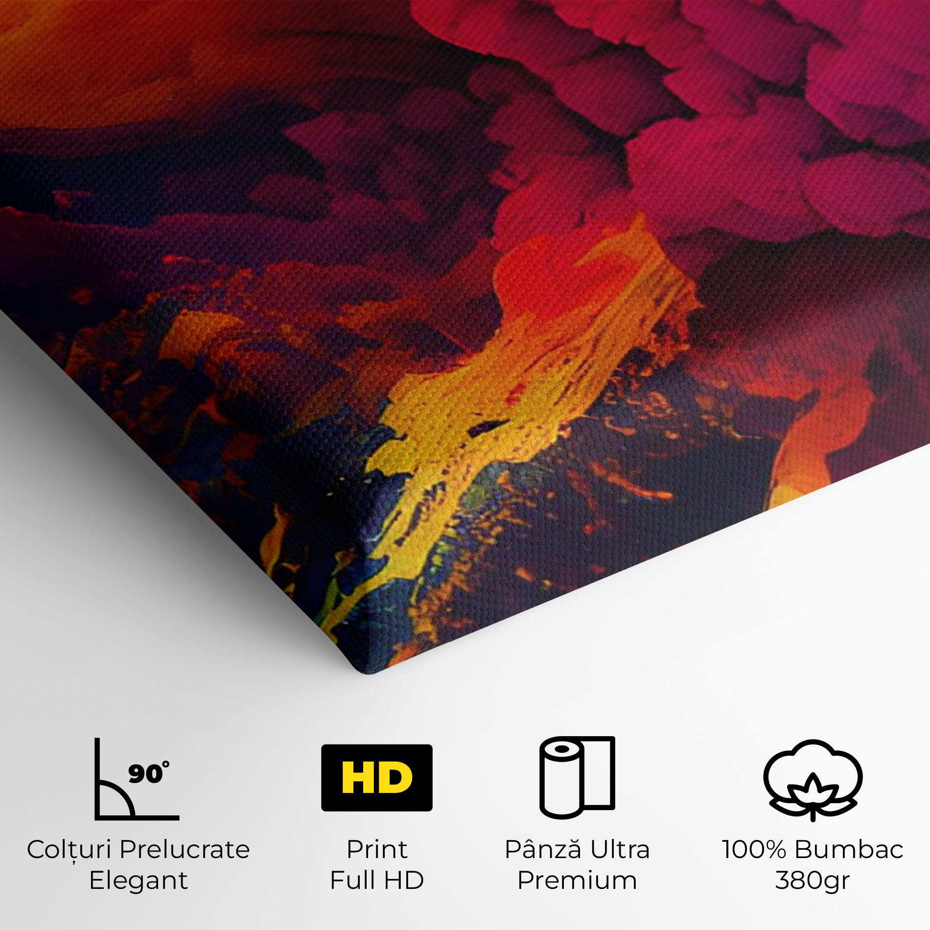 Tablou Canvas Colorful Paint Explosion mockup 4