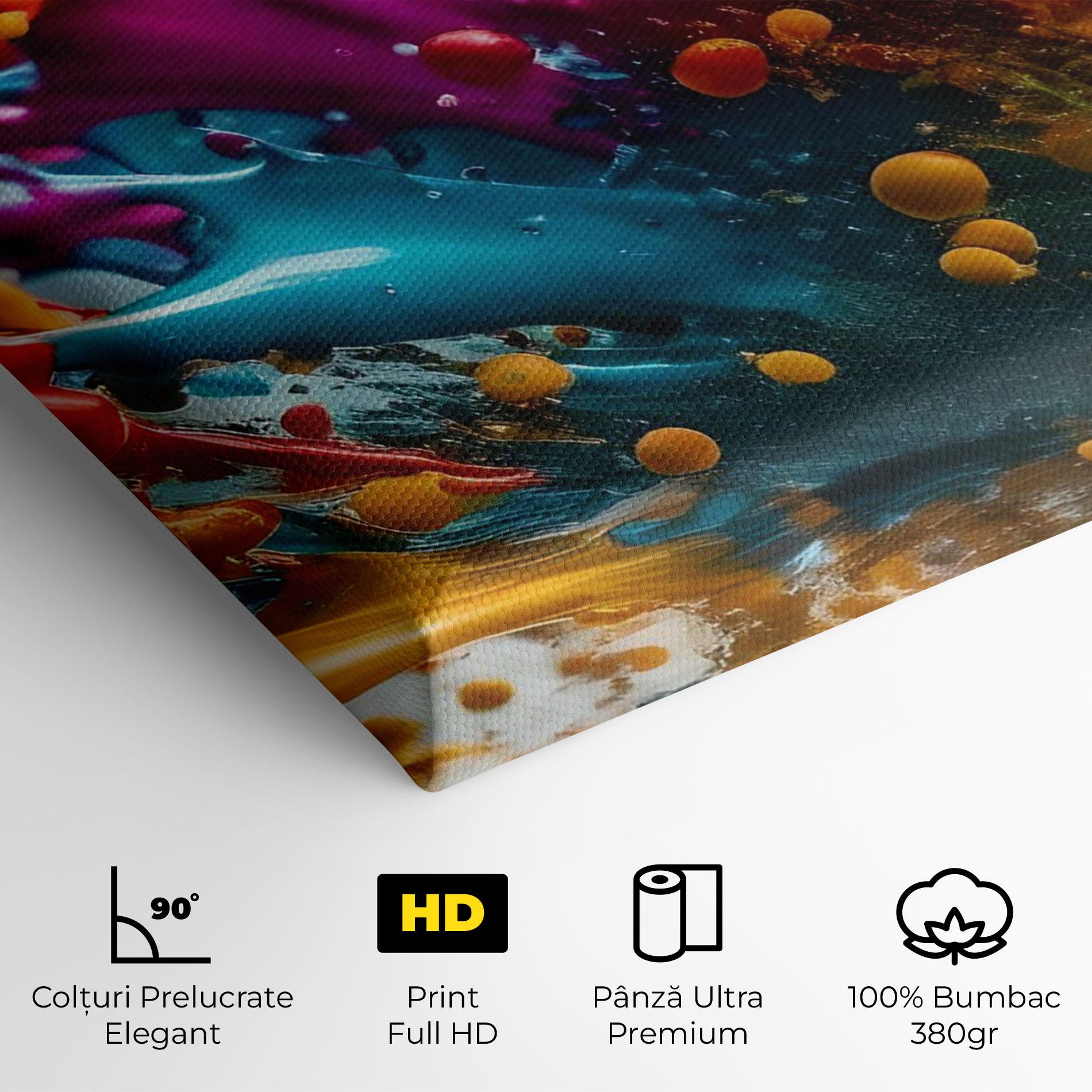 Tablou Canvas Colorful Water Splash mockup 4