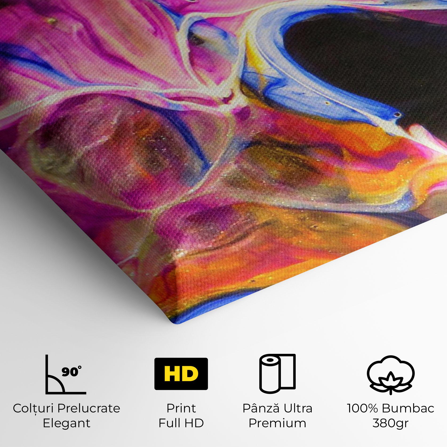 Tablou Canvas Colourful Abstract Shades mockup 4