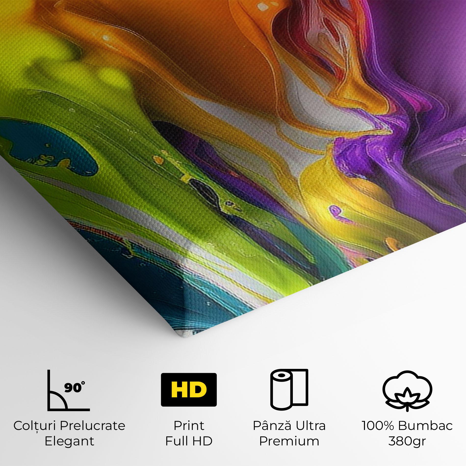 Tablou Canvas Exploding Mixed Liquid mockup 4