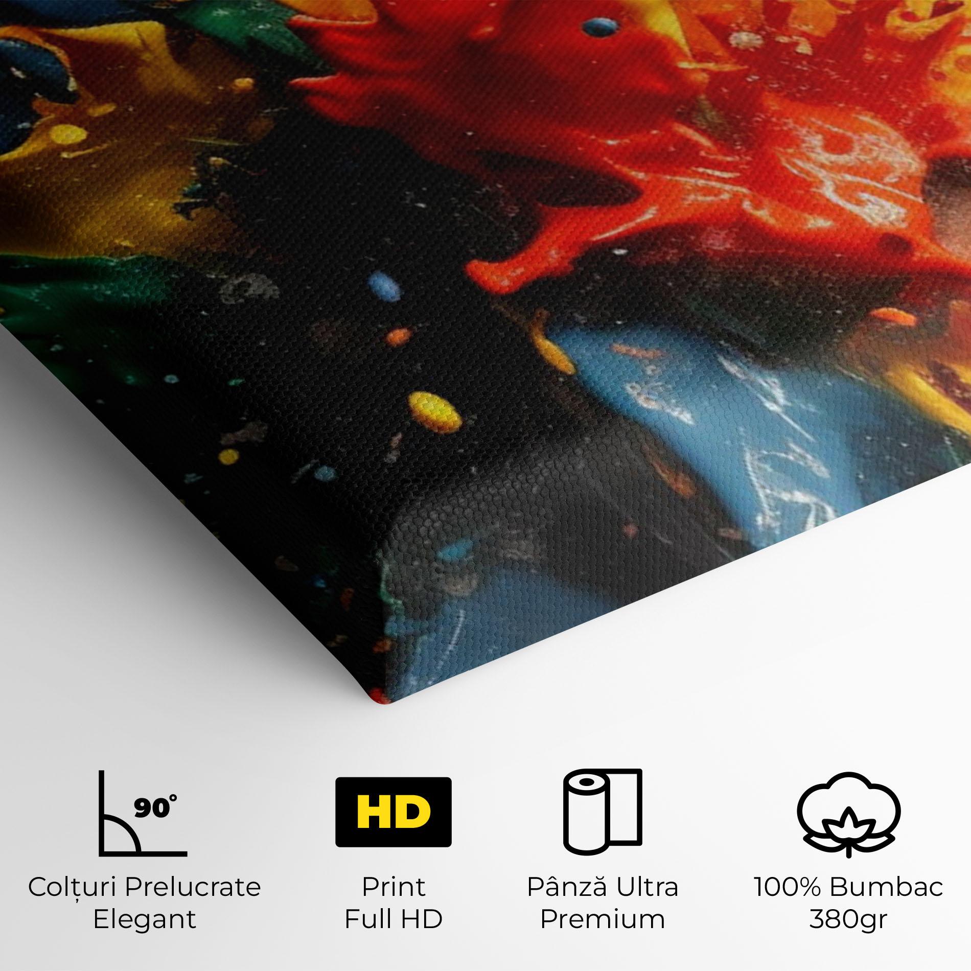 Tablou Canvas Floating Color Splash mockup 4