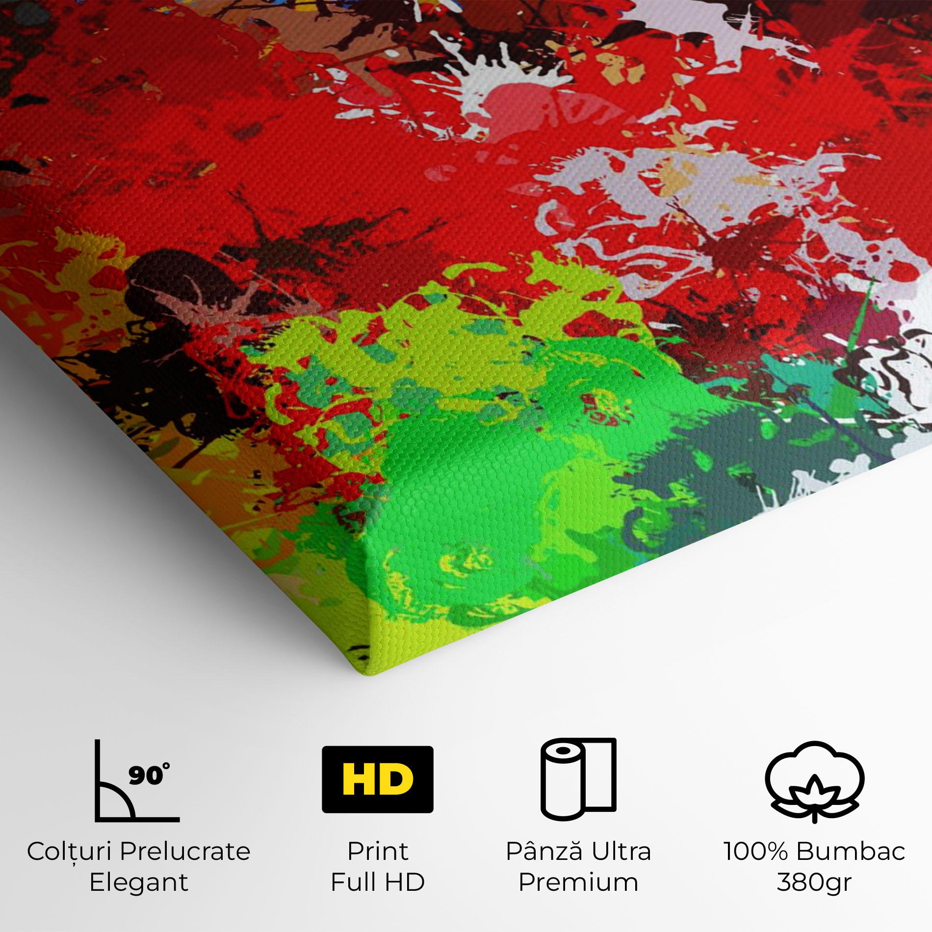 Tablou Canvas Flowers Shaped Stains mockup 4