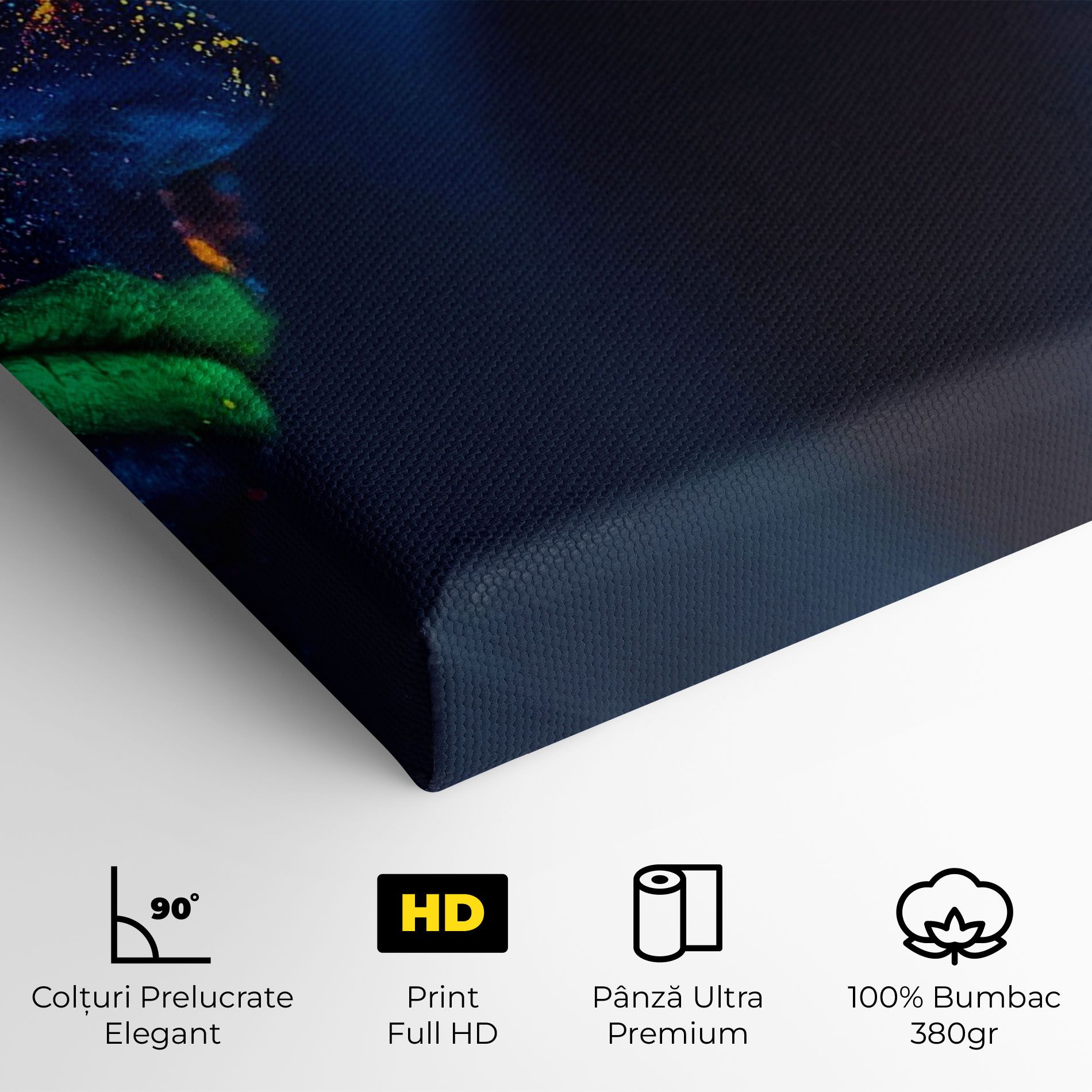 Fluorescent Green Lips mockup 4