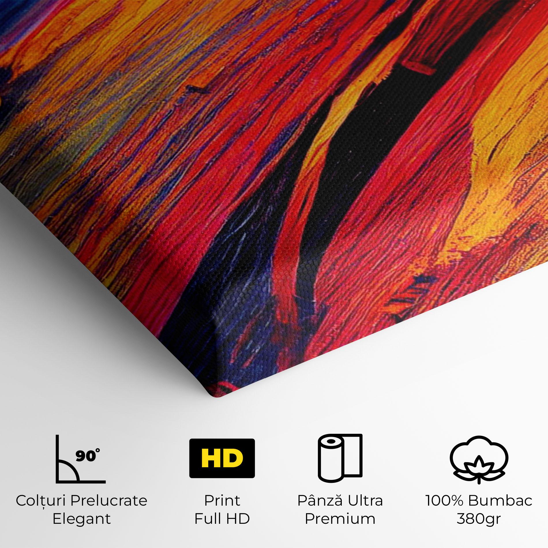 Tablou Canvas Horizontal Color Shot mockup 4