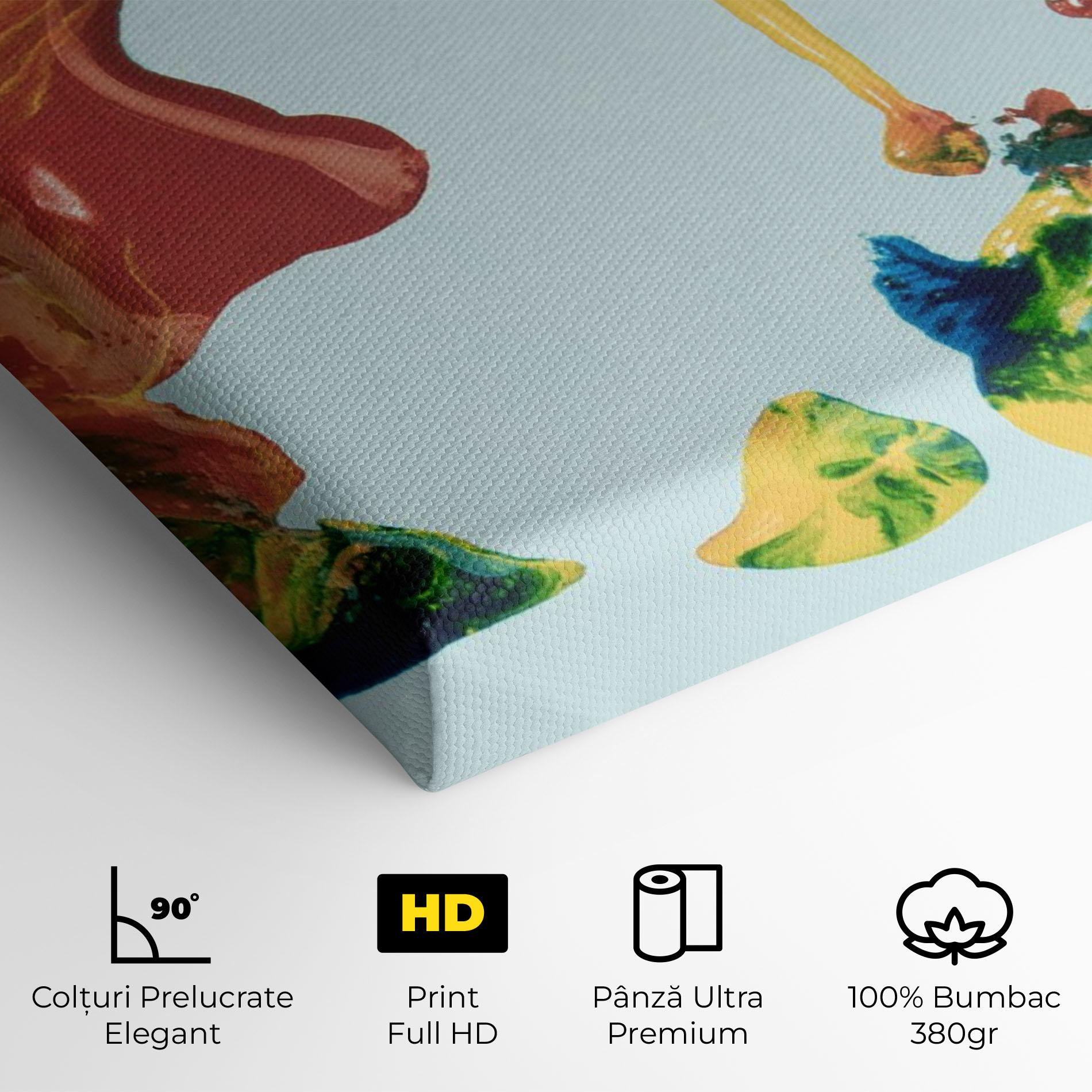 Tablou Canvas Spilled Paint mockup 4