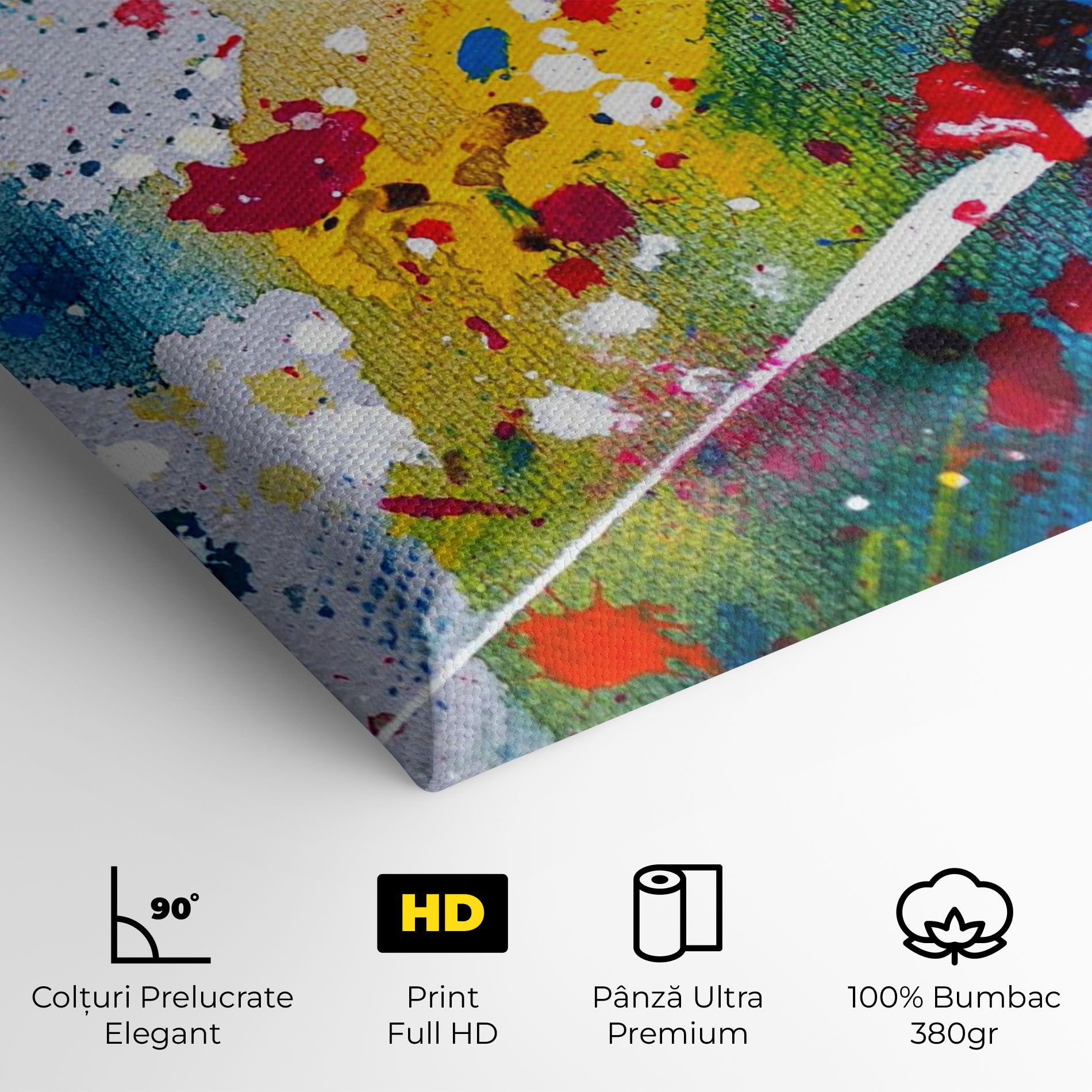 Watercolor Drops mockup 4