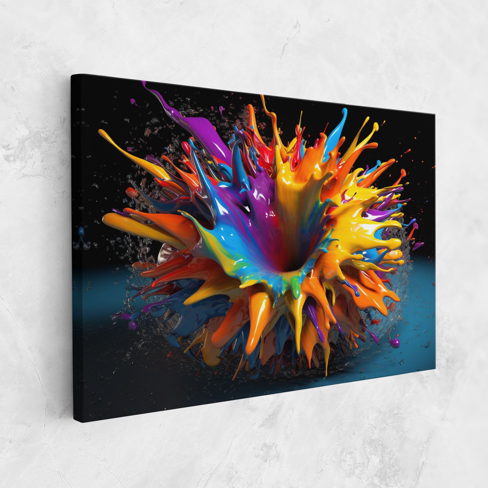3d Color Splash mockup 1