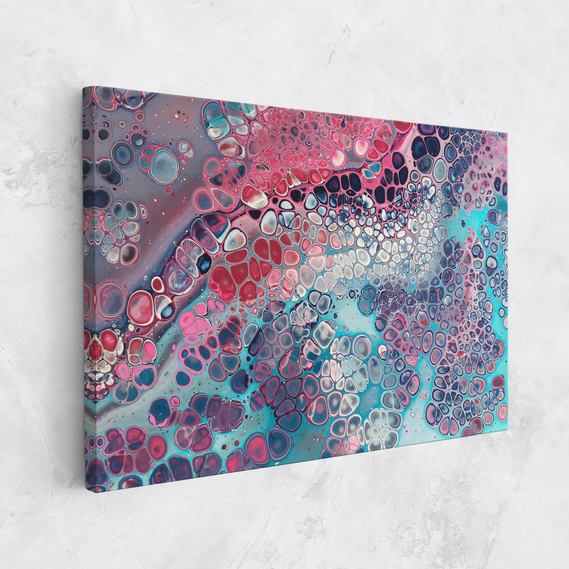 Tablou Canvas Abstract Blue Objects mockup 1